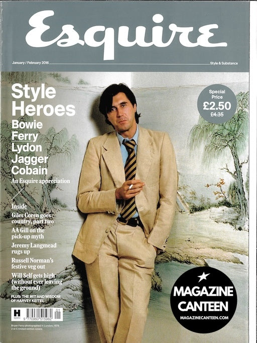 Esquire Magazine - BRYAN FERRY Matthias Schoenaerts HARVEY KEITEL