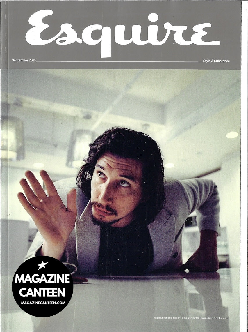 Esquire Magazine - ADAM DRIVER 2015 SEPTEMBER Subscribers