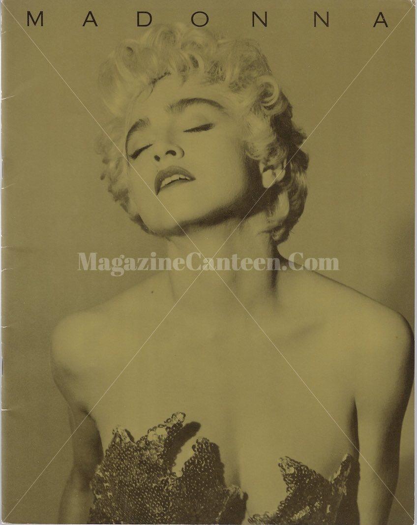Madonna Who's That Girl World Tour Programme magazine canteen