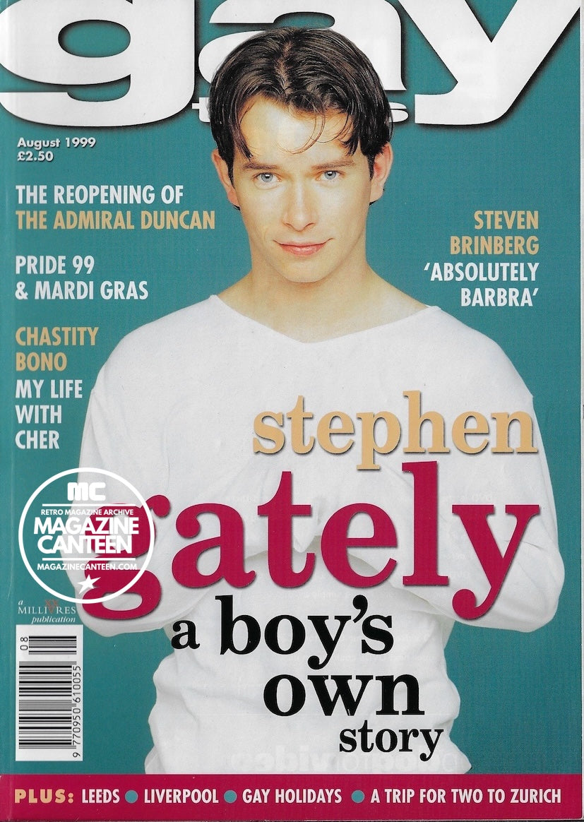 Gay Times Magazine - Stephen Gately BOYZONE