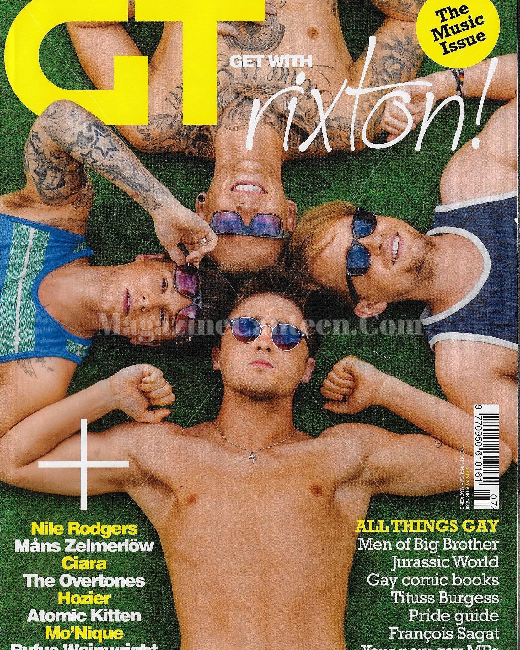 Gay Times Magazine - The Rixton Boys Francois Sagat