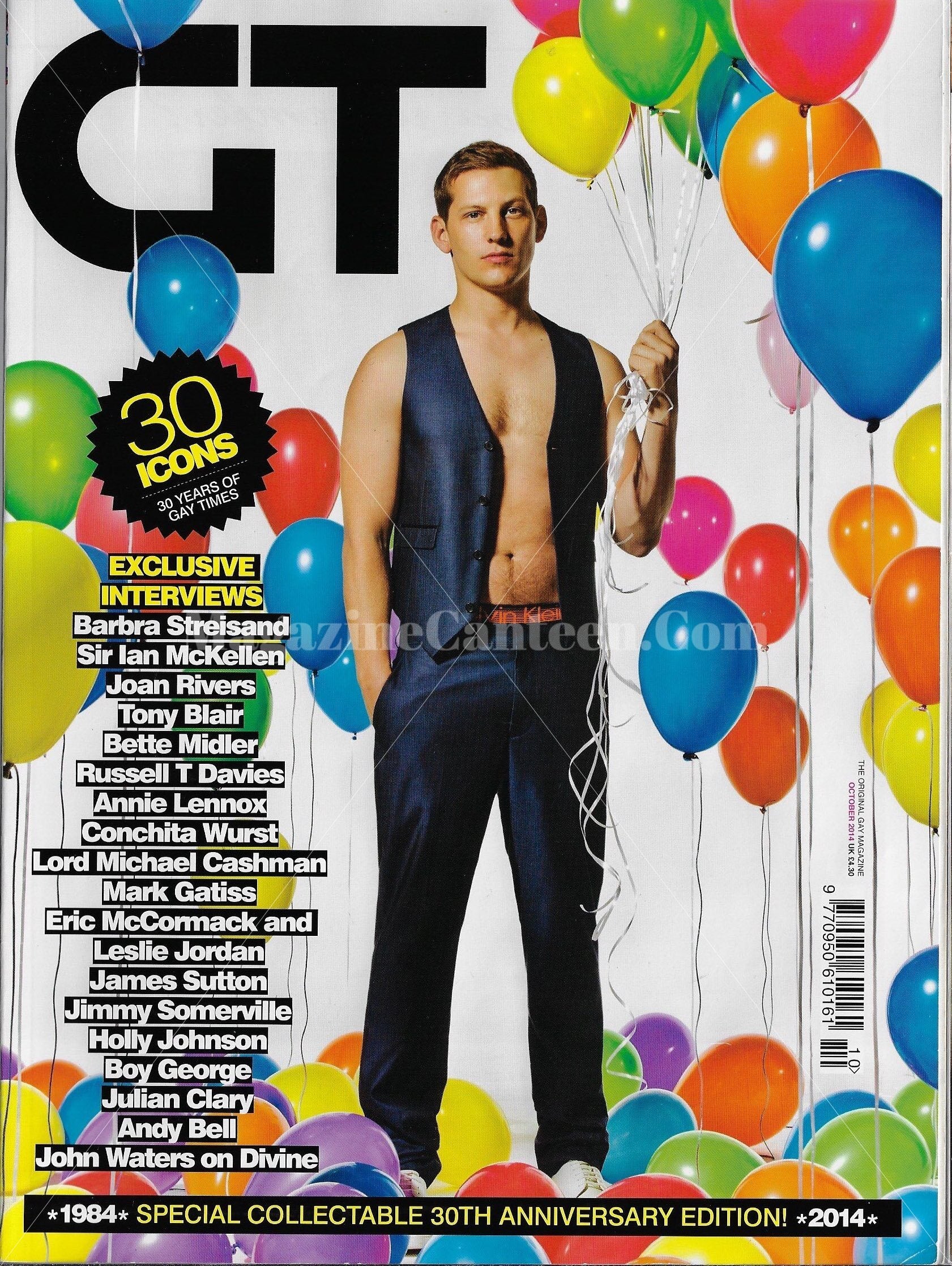 Gay Times Magazine - James Sutton
