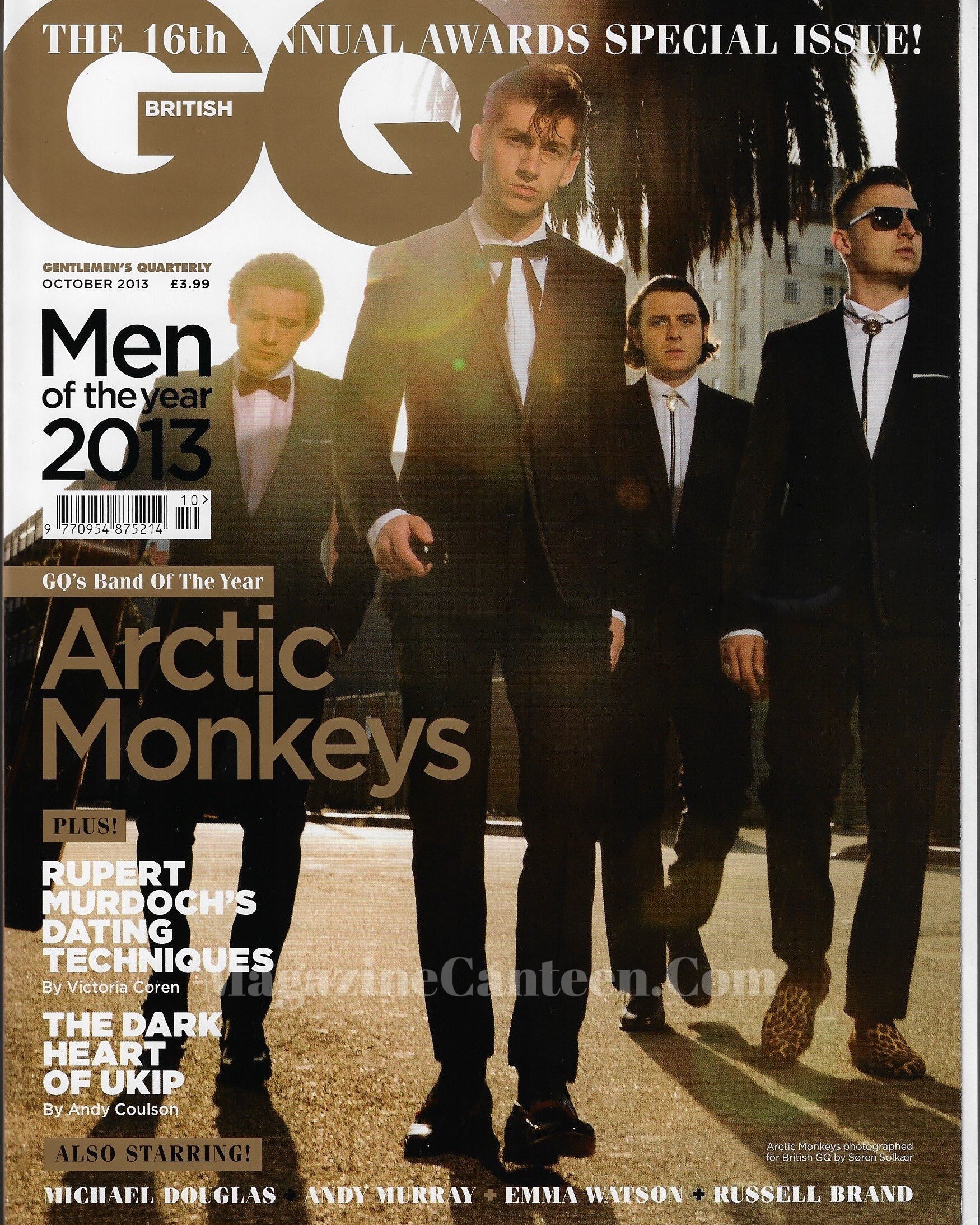 GQ Magazine October 2013 - The Arctic Monkeys A
