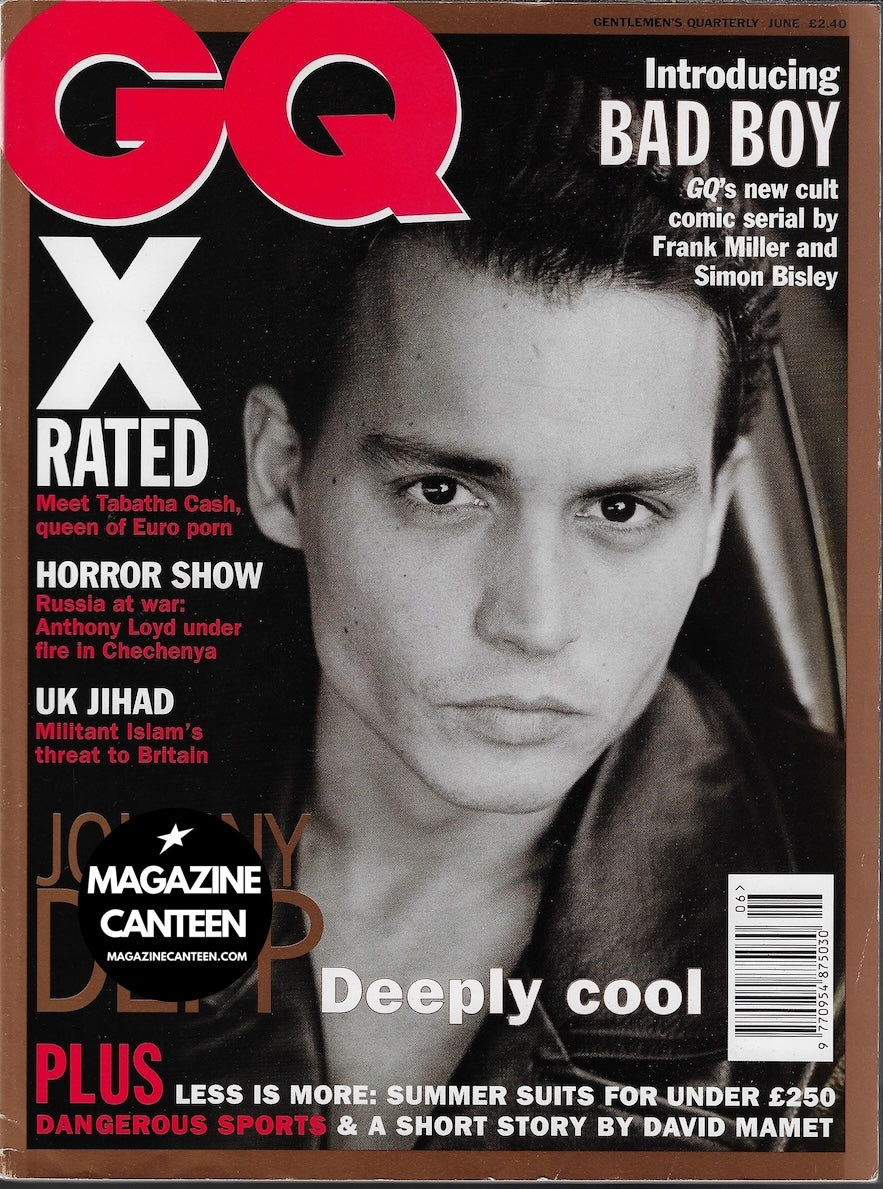 GQ Magazine June 1995 - Johnny Depp