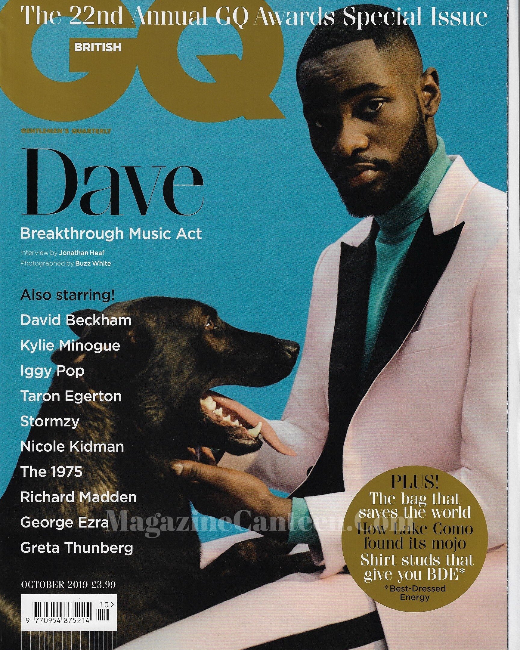 GQ Magazine October 2019 - Dave ( David Omoregie )