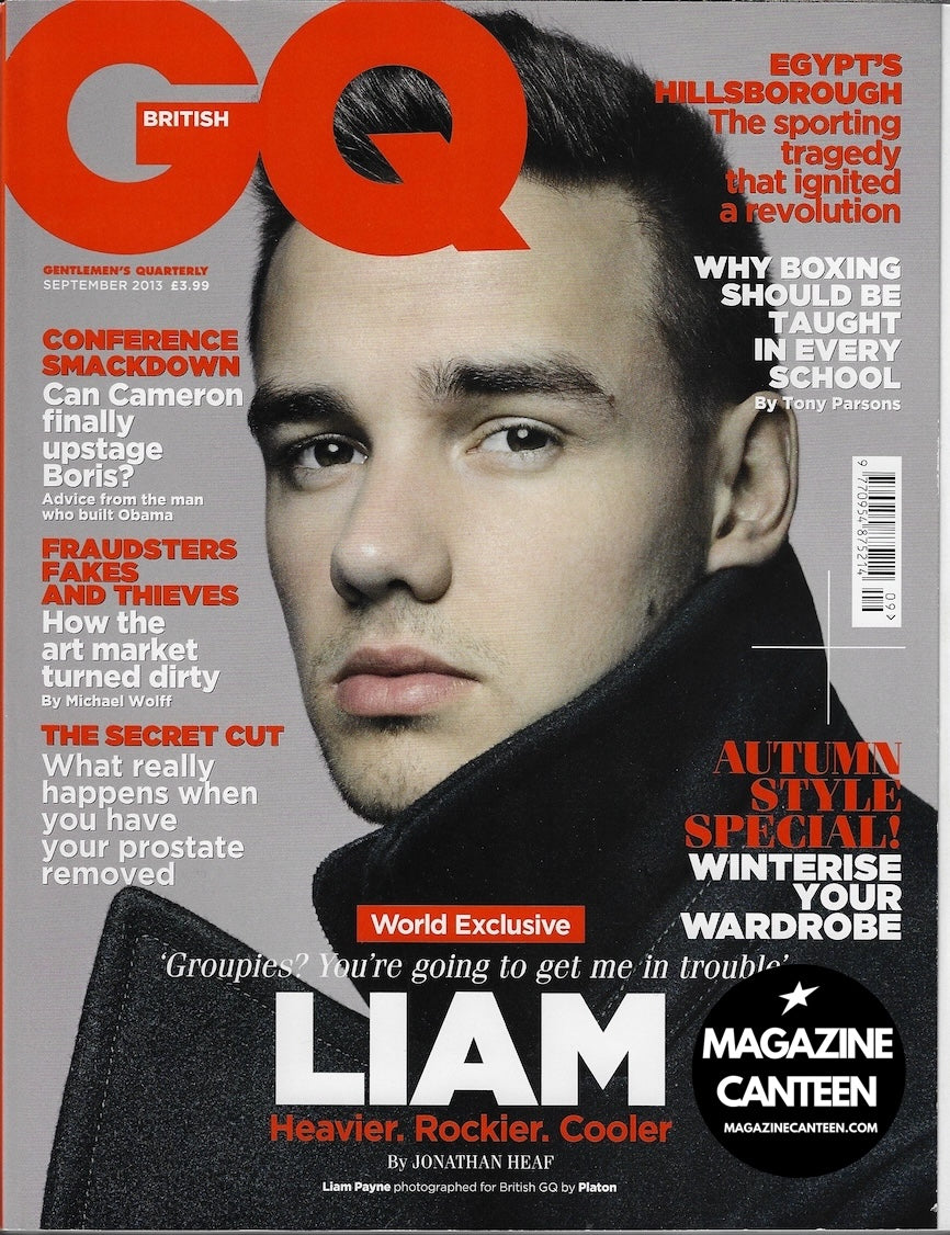 GQ Magazine September 2013 - Liam Payne One Direction