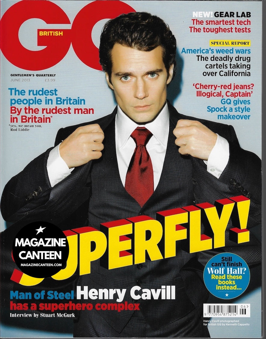 GQ Magazine June 2013 - Henry Cavill Superman