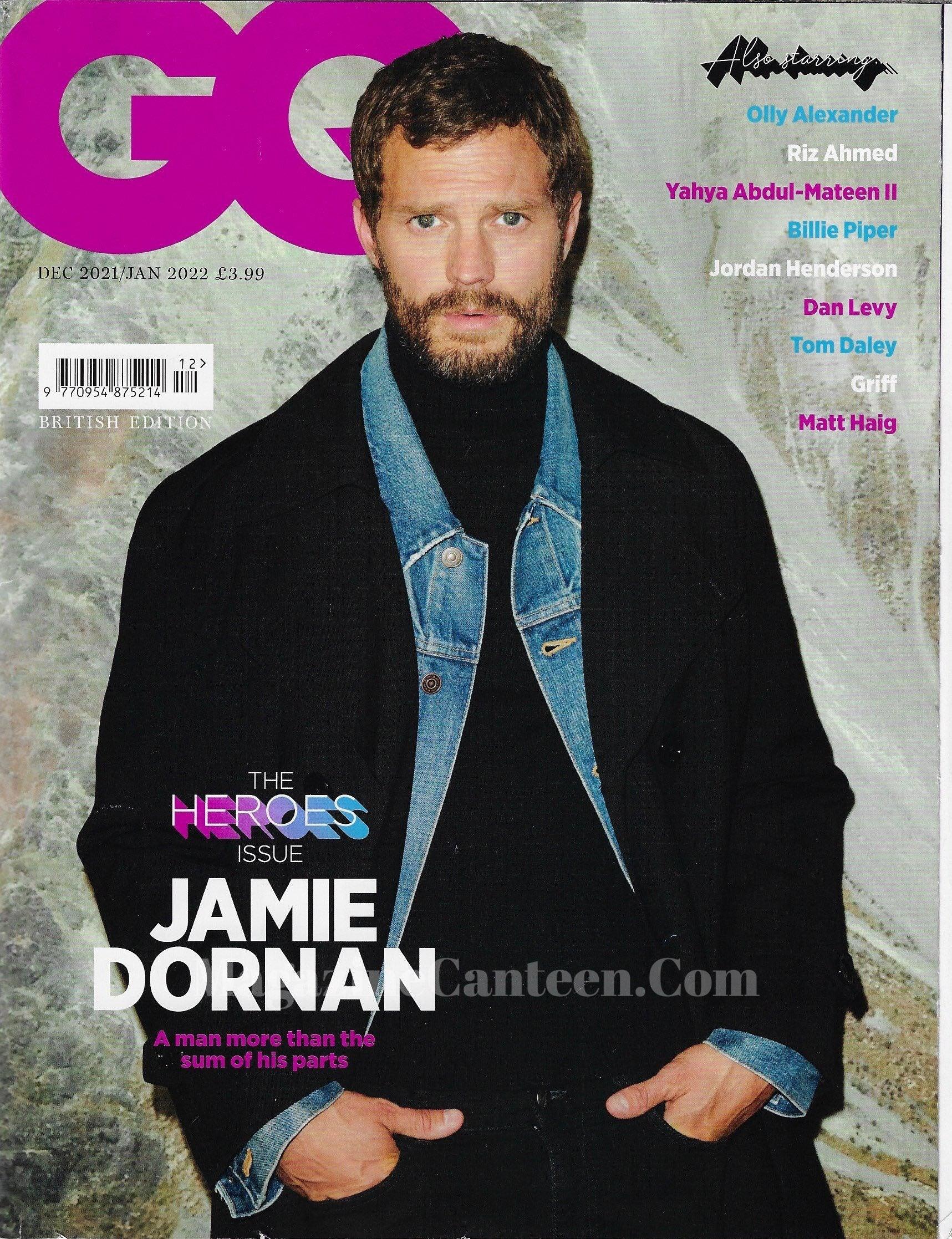GQ Magazine December 2021 - Jamie Dornan