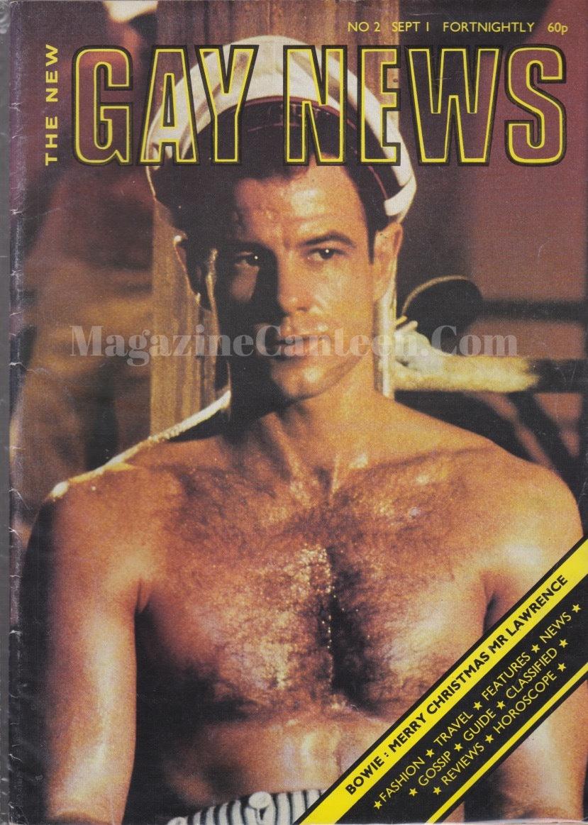 Gay News Magazine Brad Davis magazine canteen