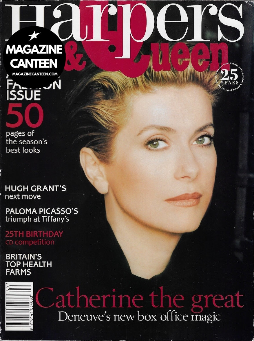 Harpers & Queen Magazine - Catherine Deneuve PLATON Rosemary Ferguson