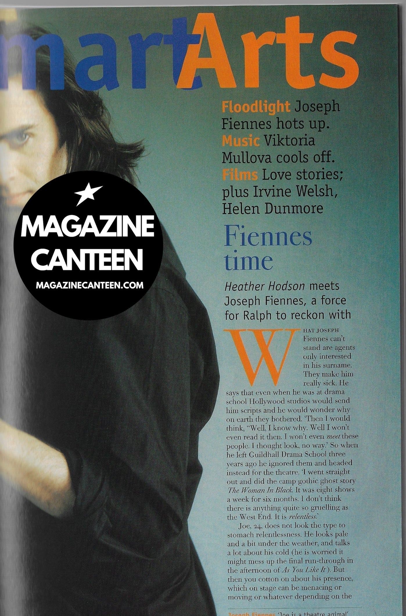 Harpers & Queen Magazine - JOSEPH FIENNES Fiennes Time