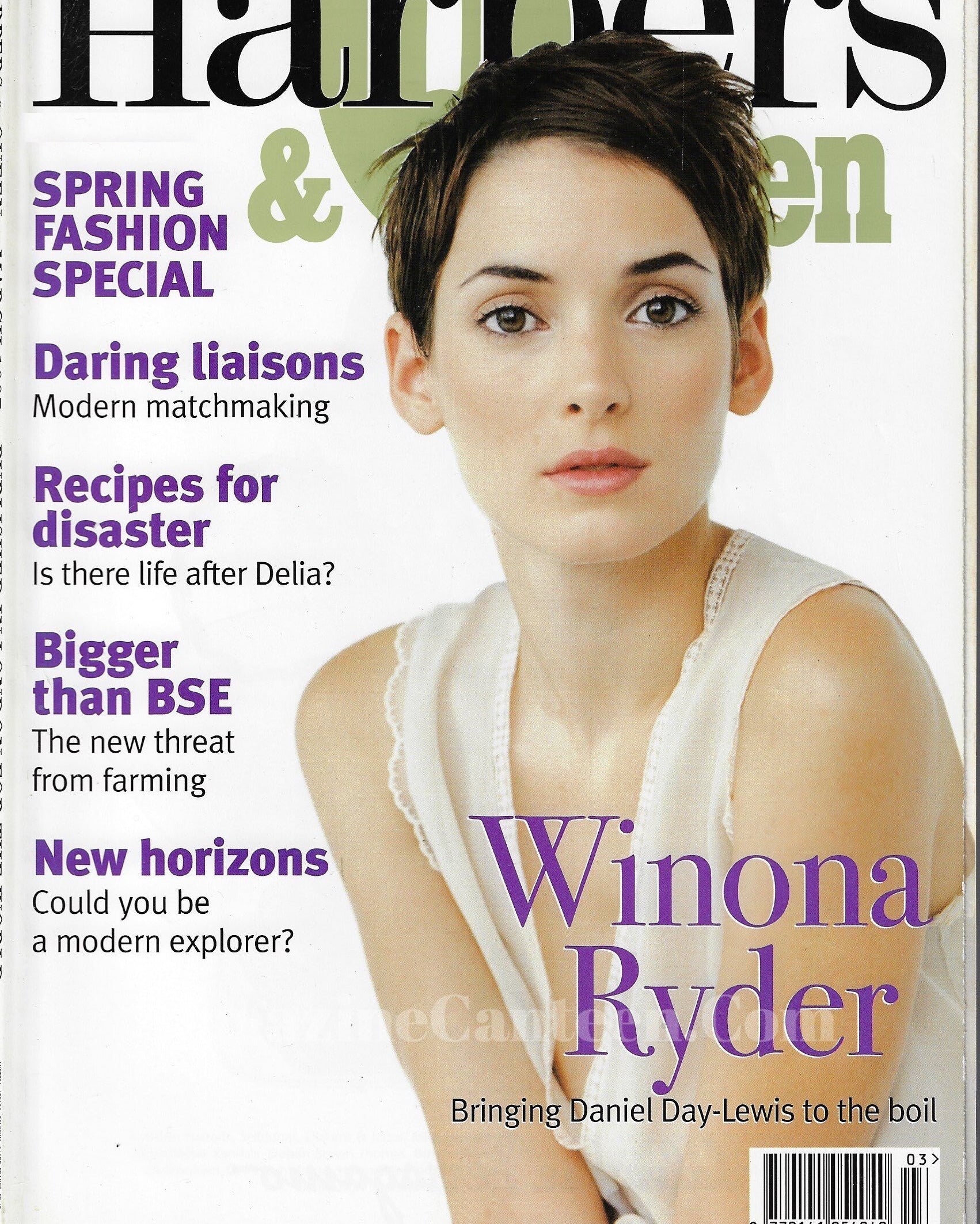 Harpers & Queen Magazine - Winona Ryder