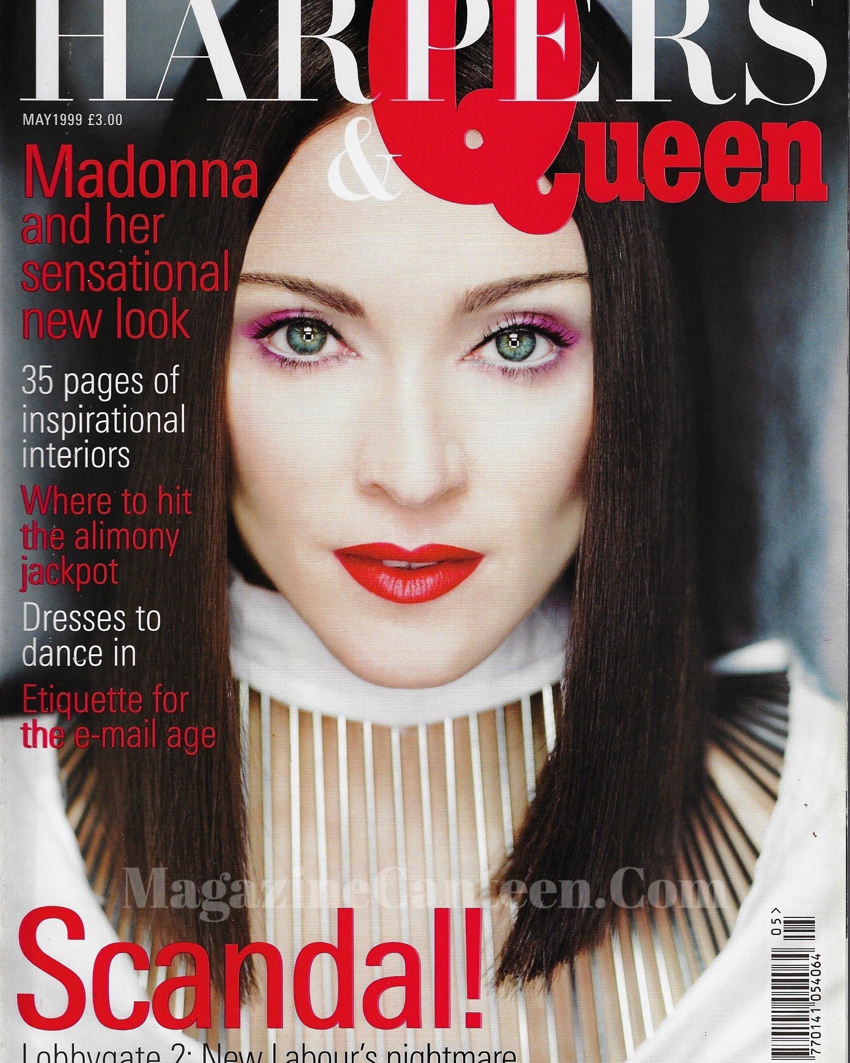 Harpers & Queen Magazine Cover: Madonna by Patrick Demarchelier