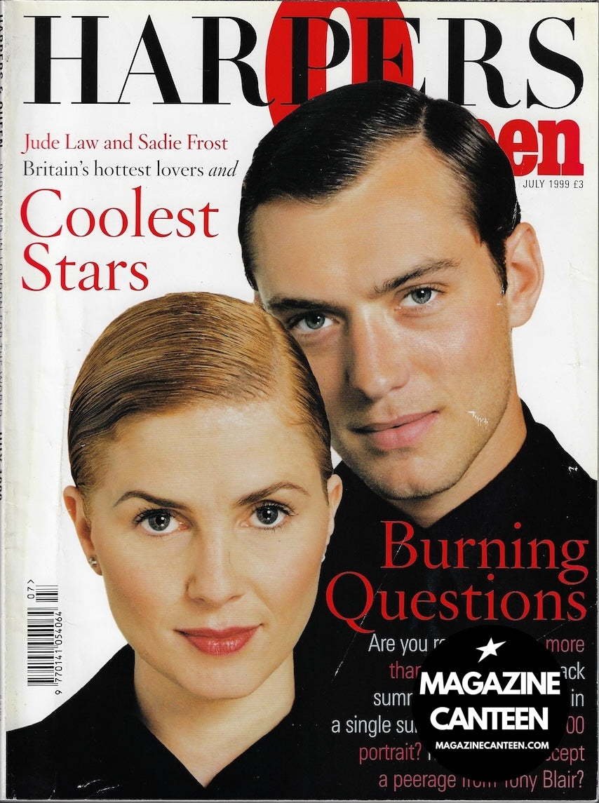 Jude Law SADIE FROST Jennifer Ehle DAVID BAILEY Ian Fleming UK HARPER'S & QUEEN