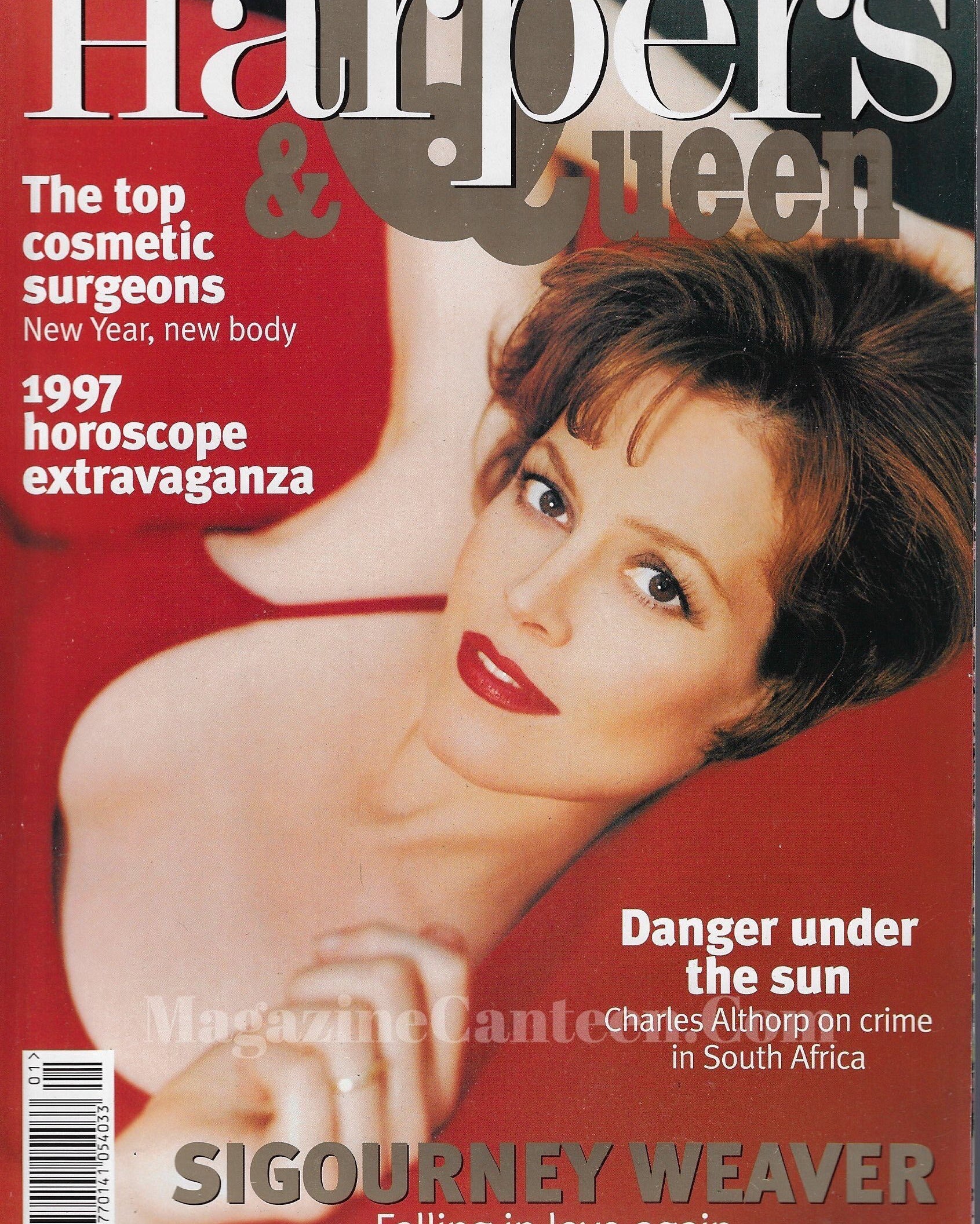 Harpers & Queen Magazine - Sigourney Weaver