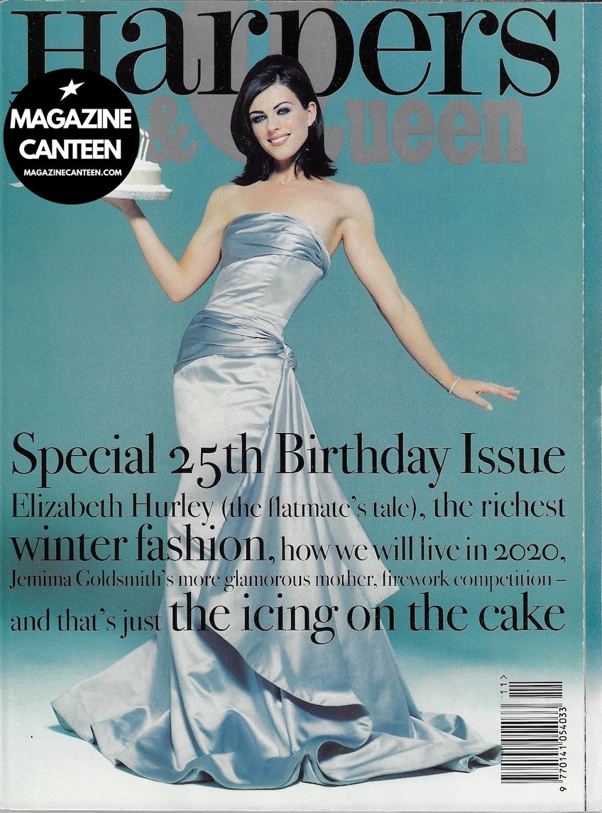 Harpers & Queen Magazine - Elizabeth Hurley FIONA LEWIS Annabel Goldsmith