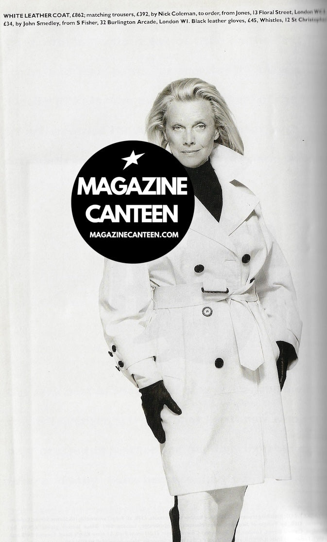 Harpers & Queen Magazine - The Avenger HONOR BLACKMAN Cindy Palmano