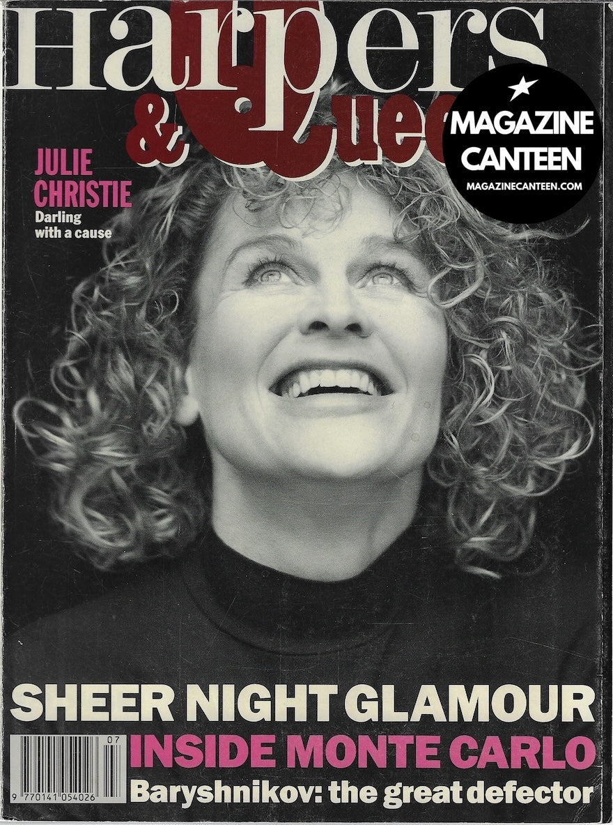 Harpers & Queen Magazine - Julie Christie EVE ARNOLD Mikhail Baryshnikov