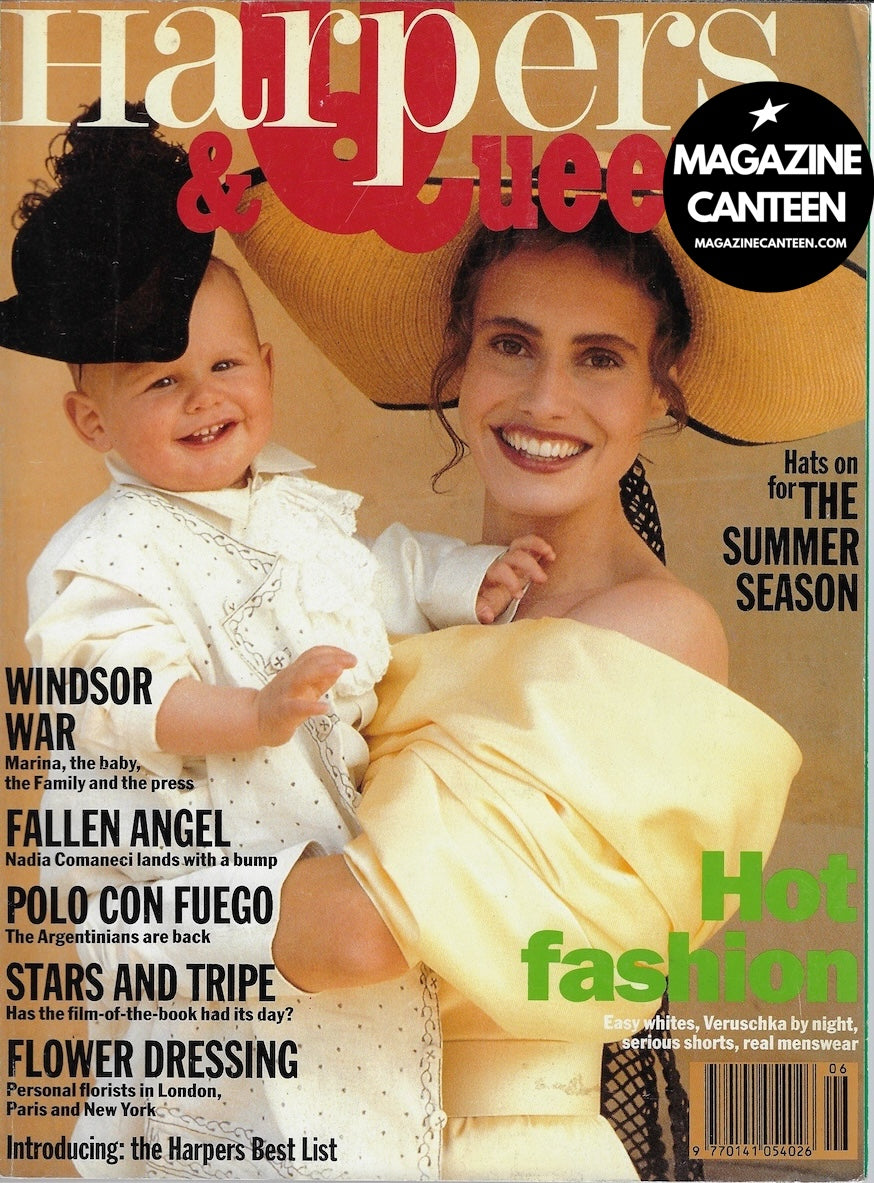 Harpers & Queen Magazine - LUCY CUNINGHAM Nadia Comaneci VERUSCHKA