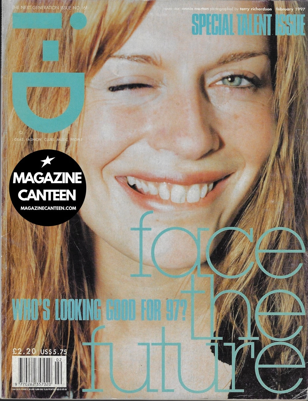 I-D Magazine 161 - Annie Morton TERRY RICHARDSON 1997 Neil Hannon