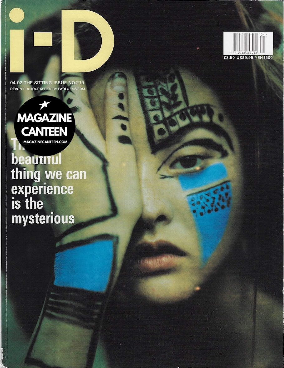 I-D Magazine 219 - Devon Aoki 2002 Neil Tennant Yohji Yamamoto