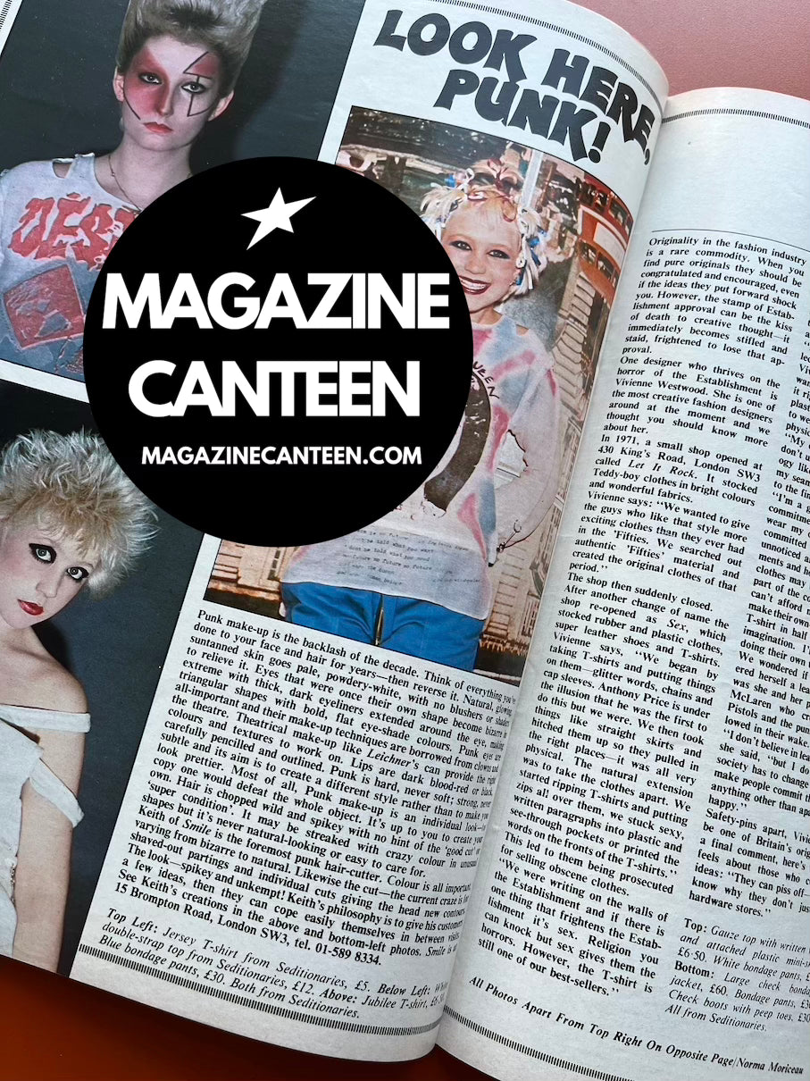 19 Magazine - PUNK Debbie Juvenile JORDAN Sex Vivienne Westwood 1977