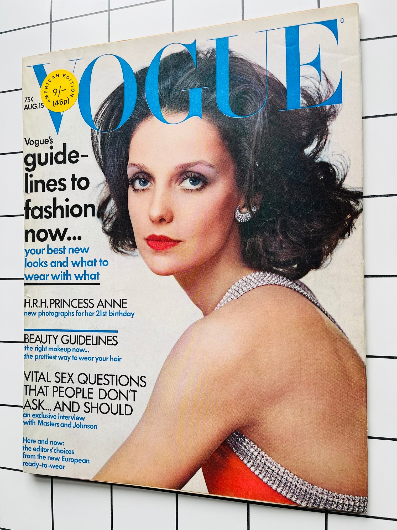 Vogue USA Magazine August 1971 - Donna Mitchell MARISA BERENSON