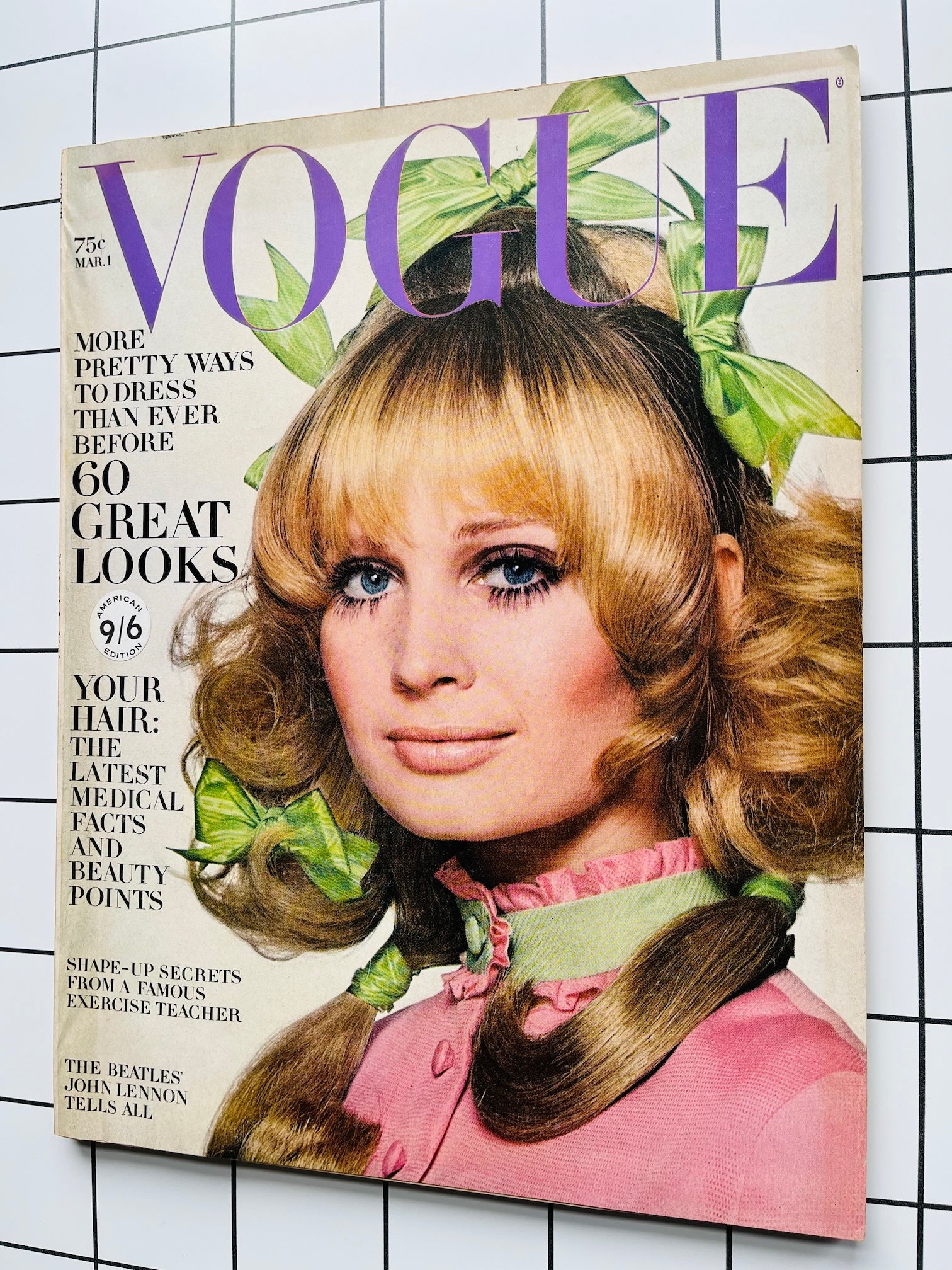 Vogue USA Magazine March 1969 - Sue Murray IRVING PENN Bert Stern