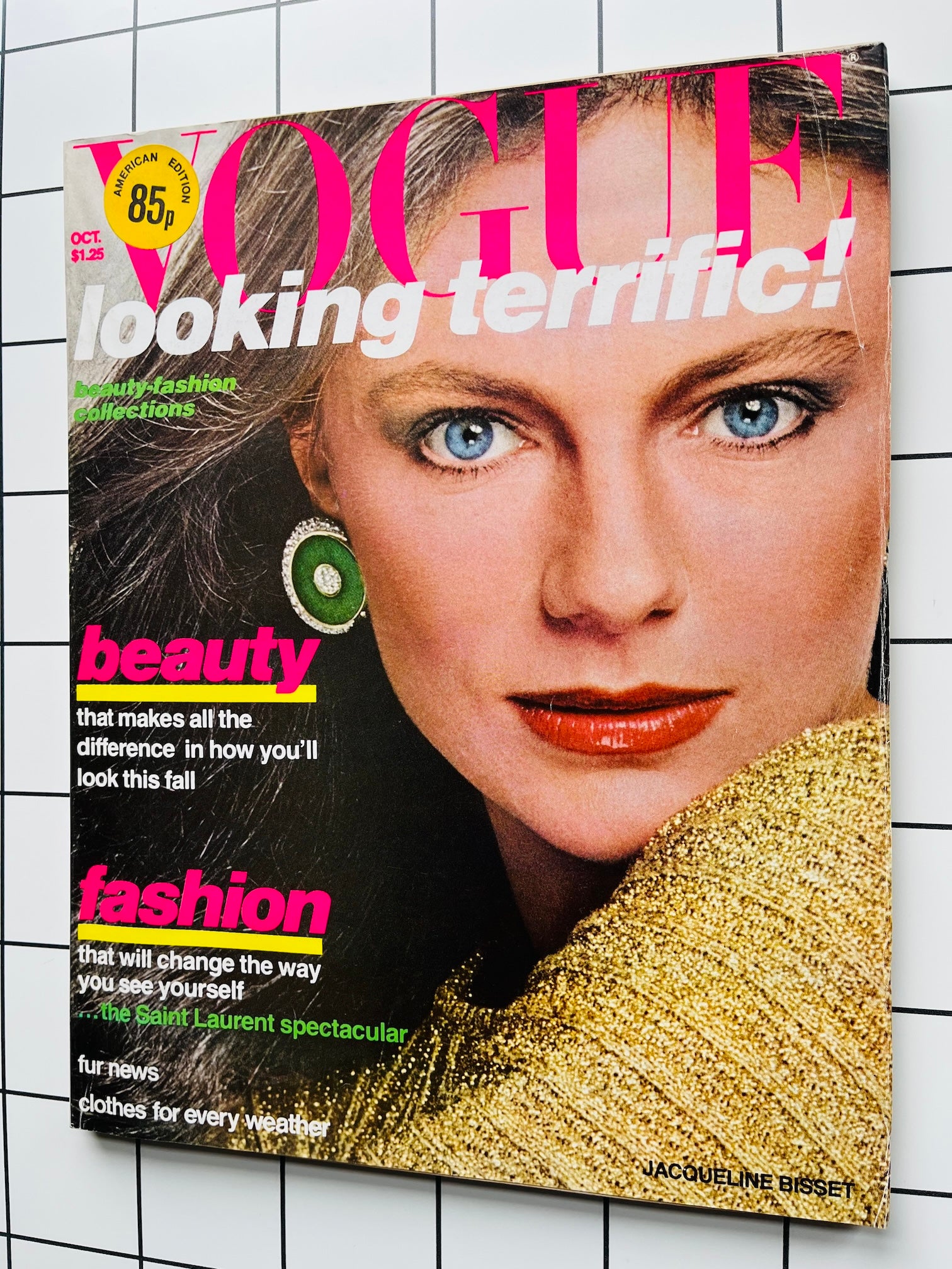 Vogue USA Magazine October 1976 - Jacqueline BISSET Margaux Hemingway