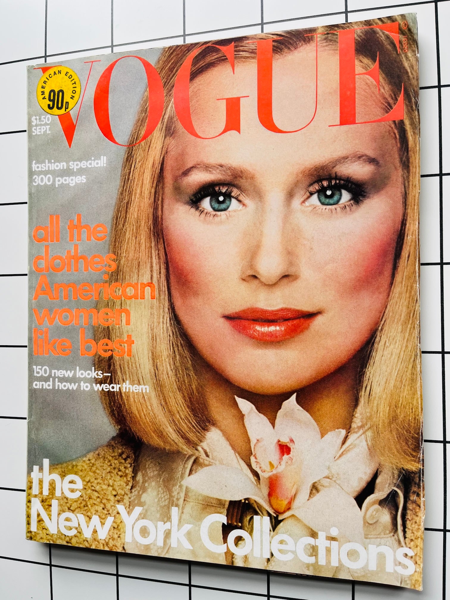 Vogue USA Magazine September 1975 - Lauren Hutton