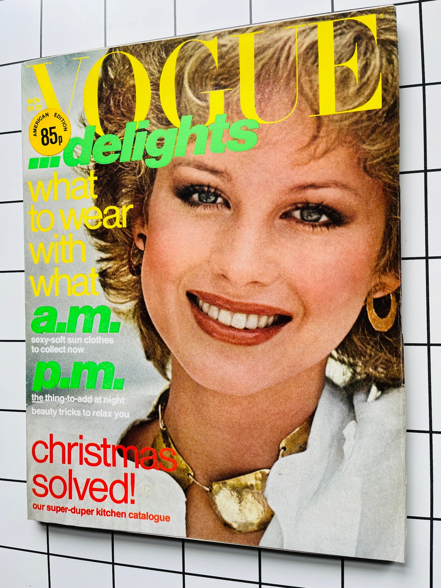 Vogue USA Magazine November 1976 - Lisa Cooper