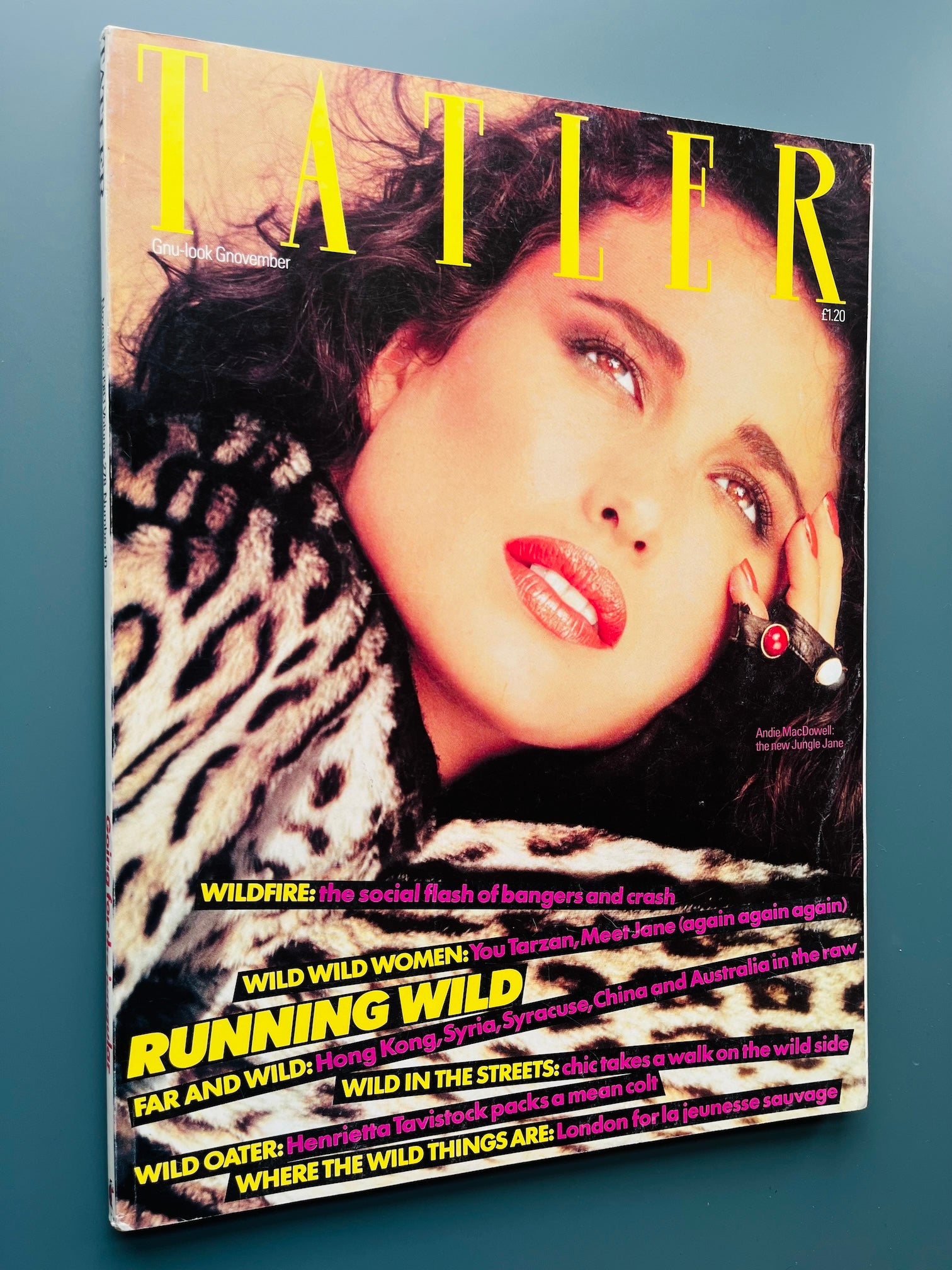 Tatler Magazine - Andie MacDowell HERB RITTS Don McCullin PAMELA HANSON