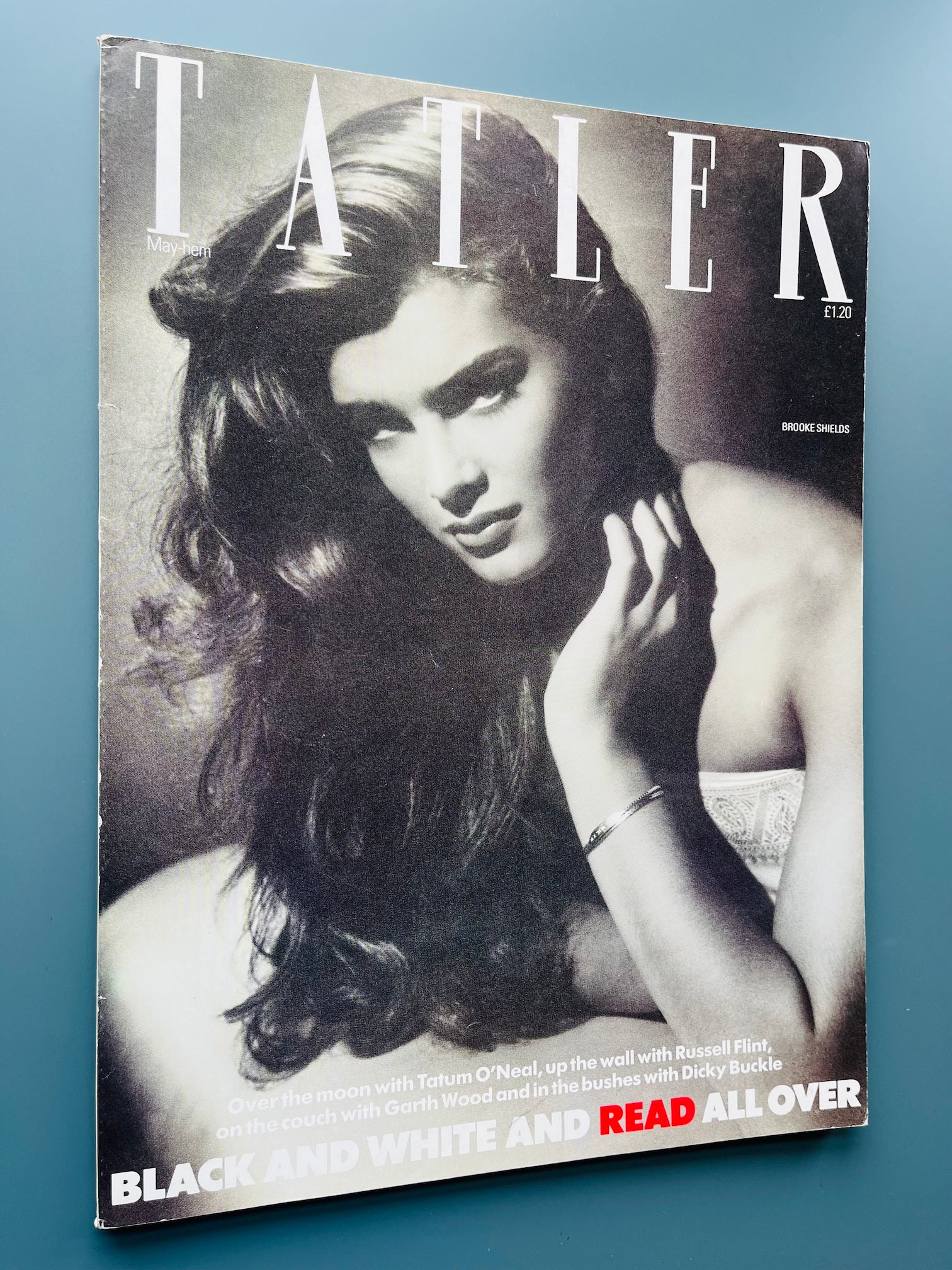 Tatler Magazine - Brooke Shields HERB RITTS Richard Buckle TATUM O'NEAL