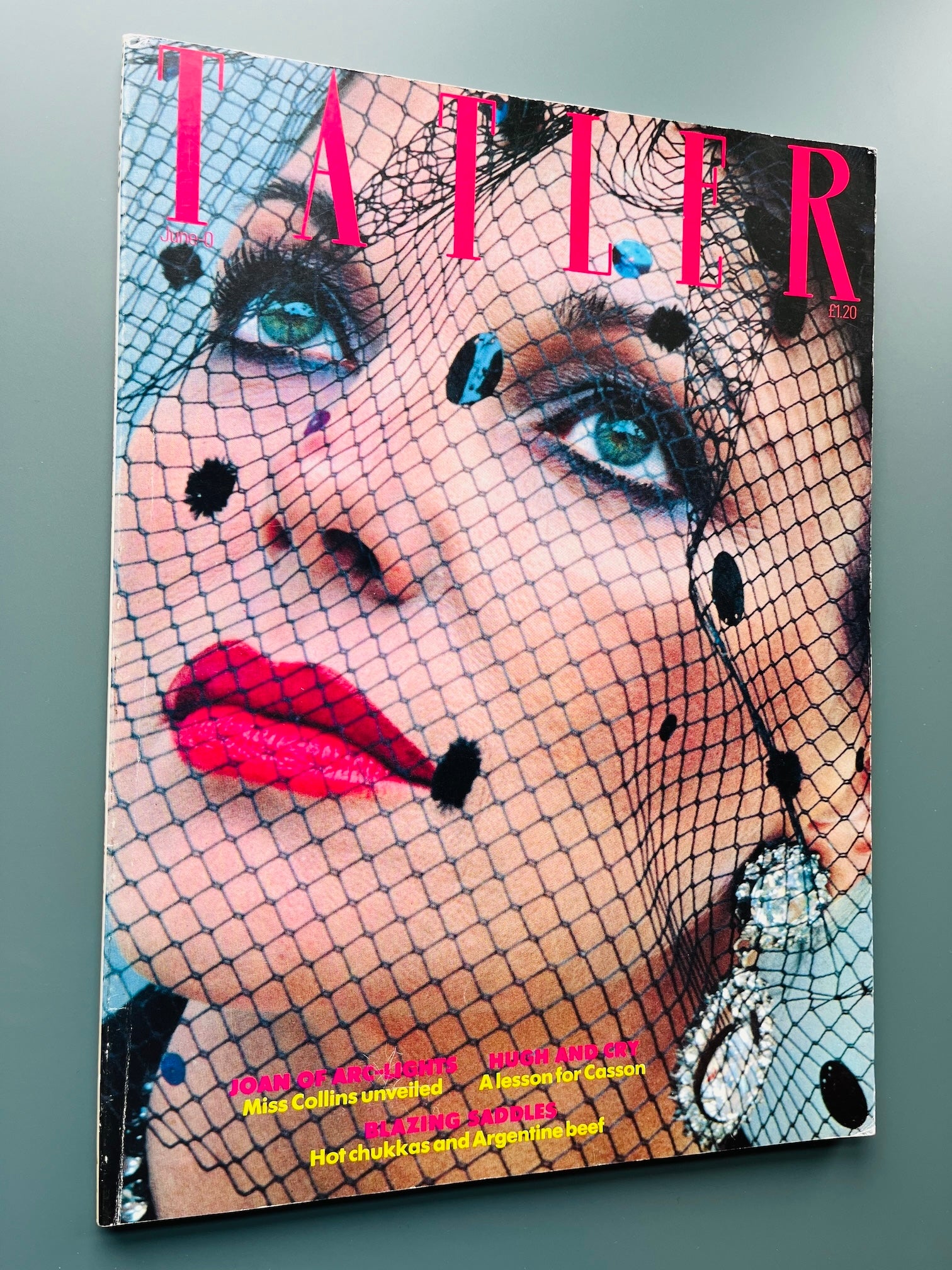 Tatler Magazine - JOAN COLLINS Helmut Newton DAVID BOWIE De La Falaise