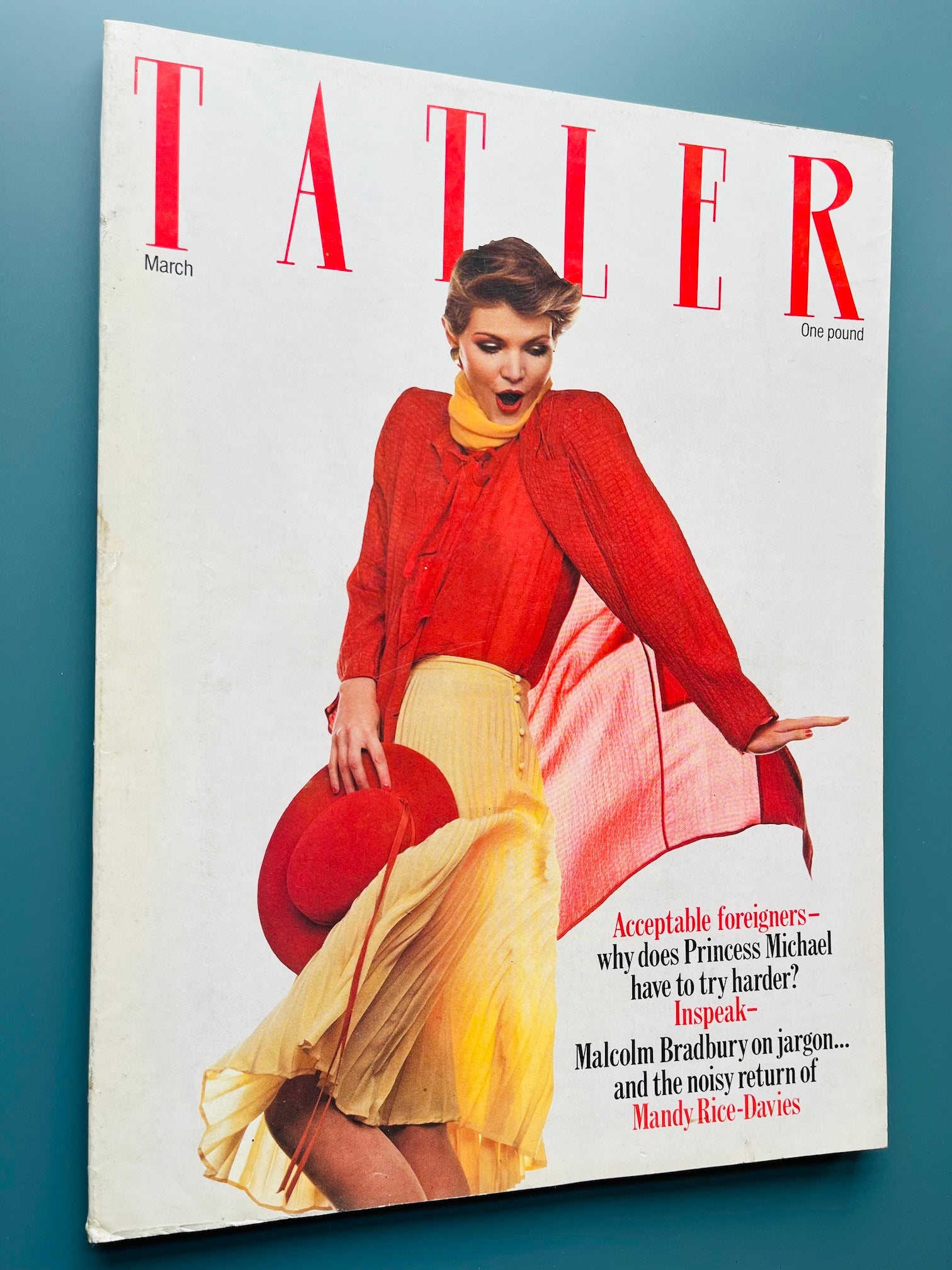 Tatler Magazine - Sanders Nicholson MANDY RICE DAVIES Barry Lategan