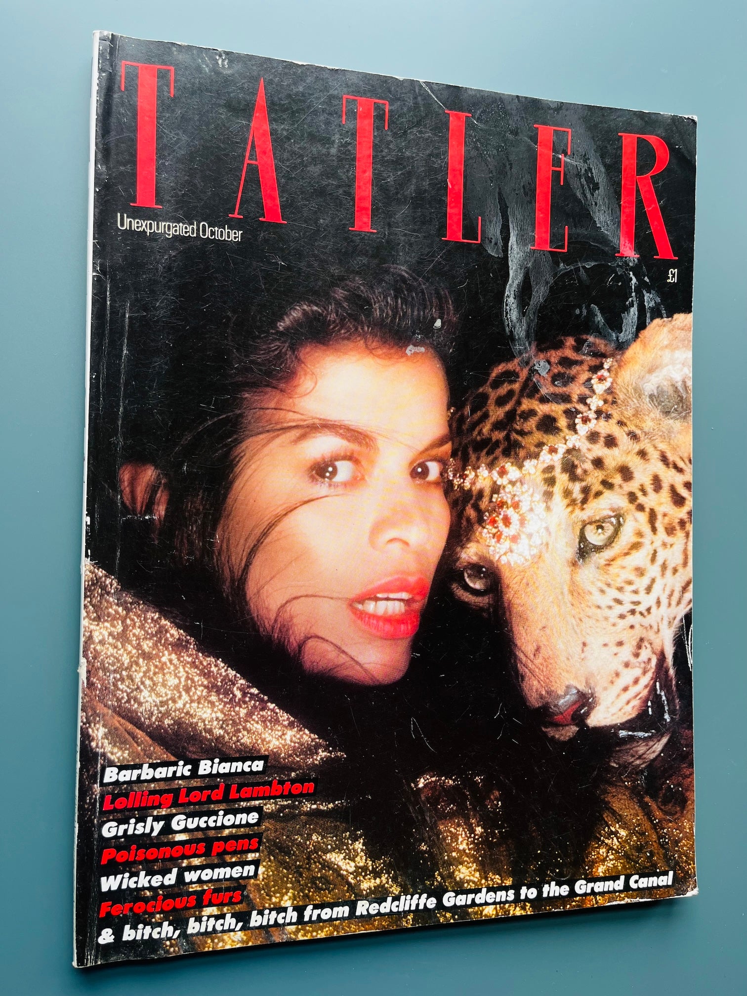Tatler Magazine - BIANCA JAGGER Norman Parkinson BARRY LATEGAN