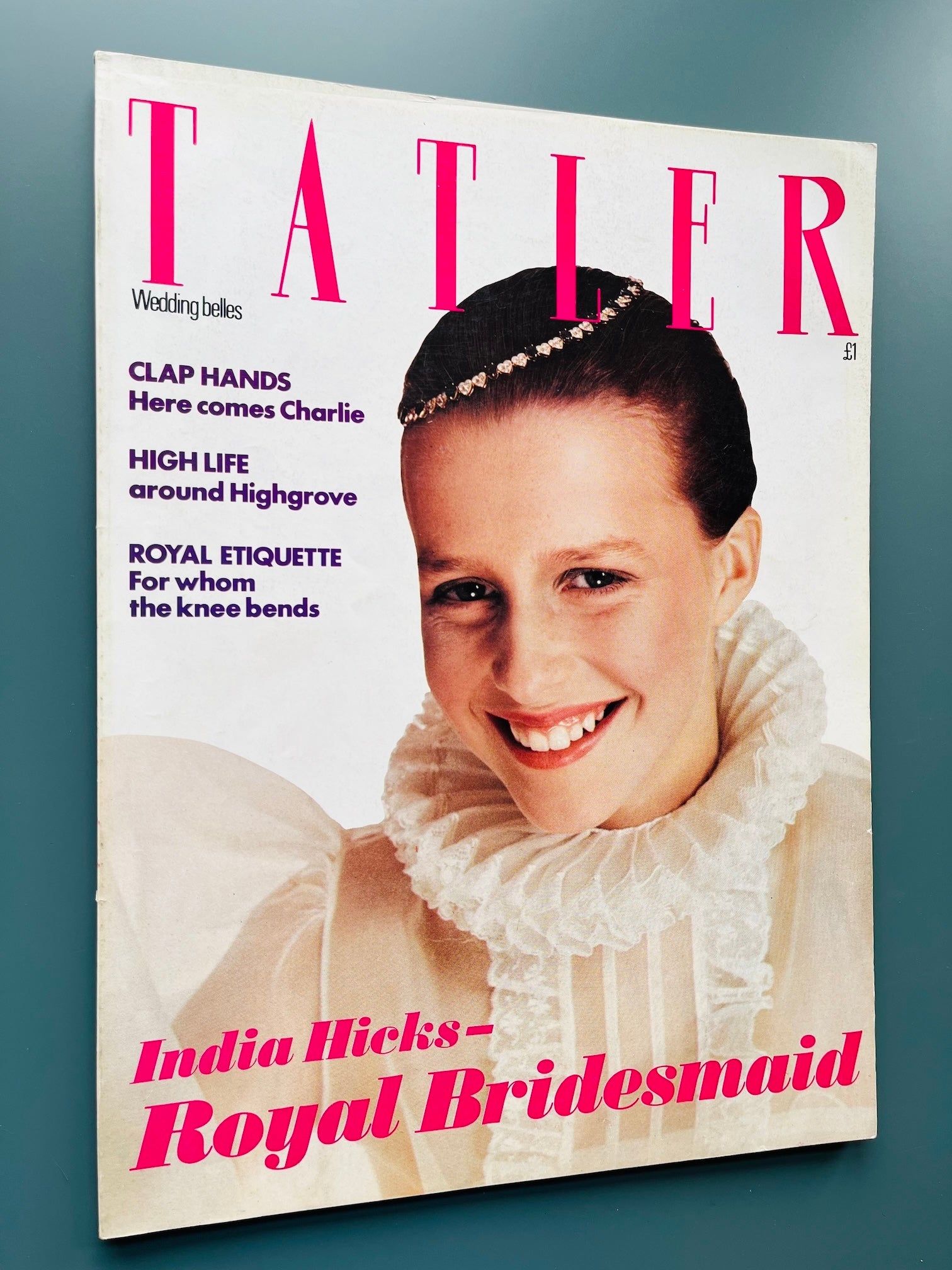 Tatler Magazine - INDIA HICKS Norman Parkinson TINA BROWN Bunny Rogers