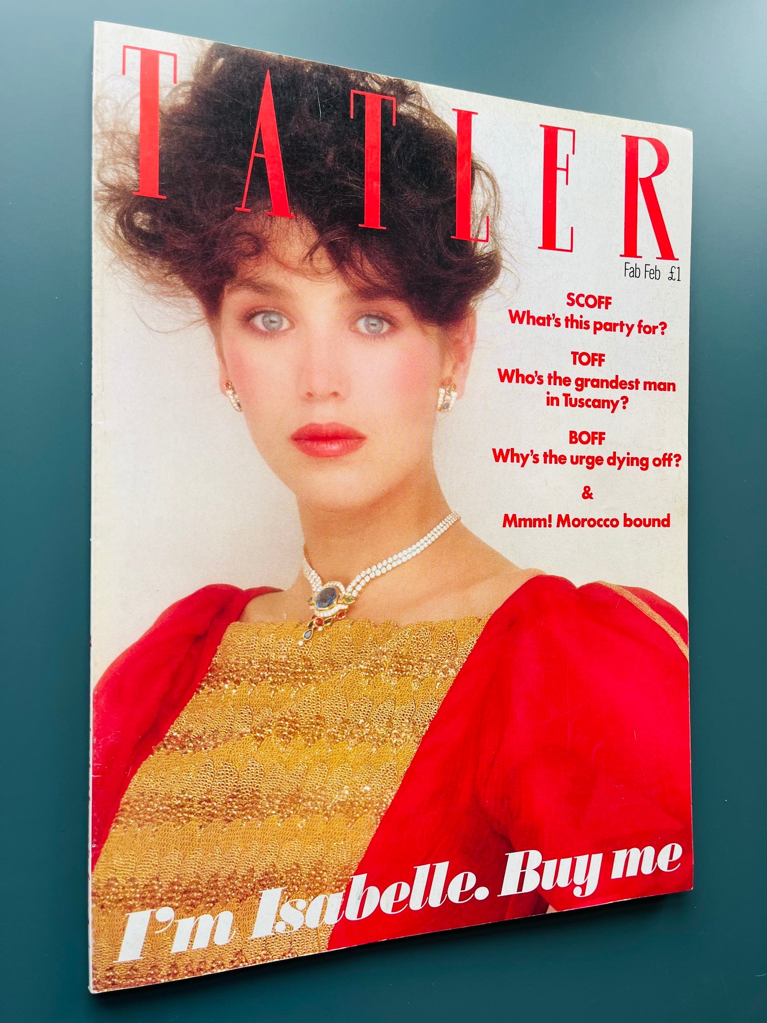 Tatler Magazine - Isabelle Adjani NEIL KIRK Steve Strange