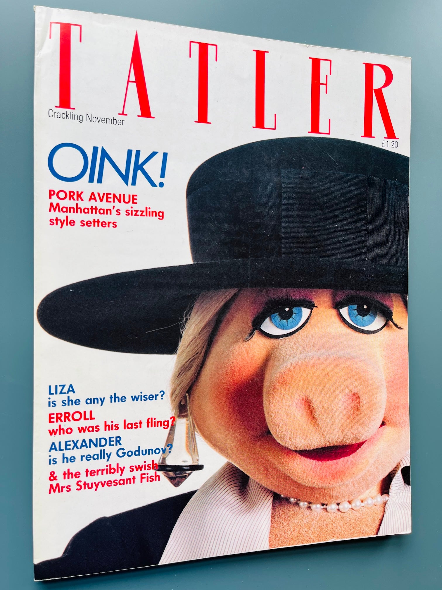 Tatler Magazine - MISS PIGGY The Muppets LIZA MINNELLI David Duchovny