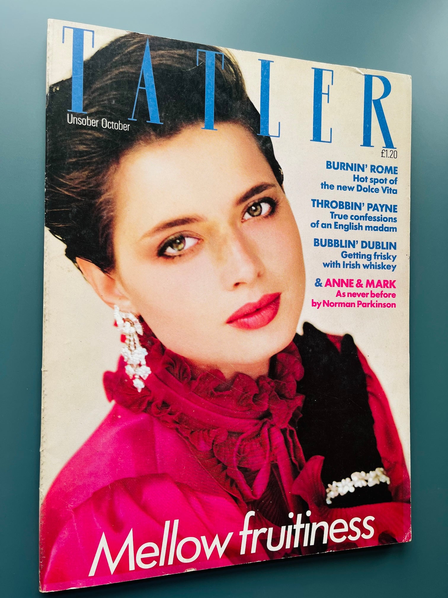 Tatler Magazine - Isabella Rossellini CYNTHIA PAYNE Norman Parkinson