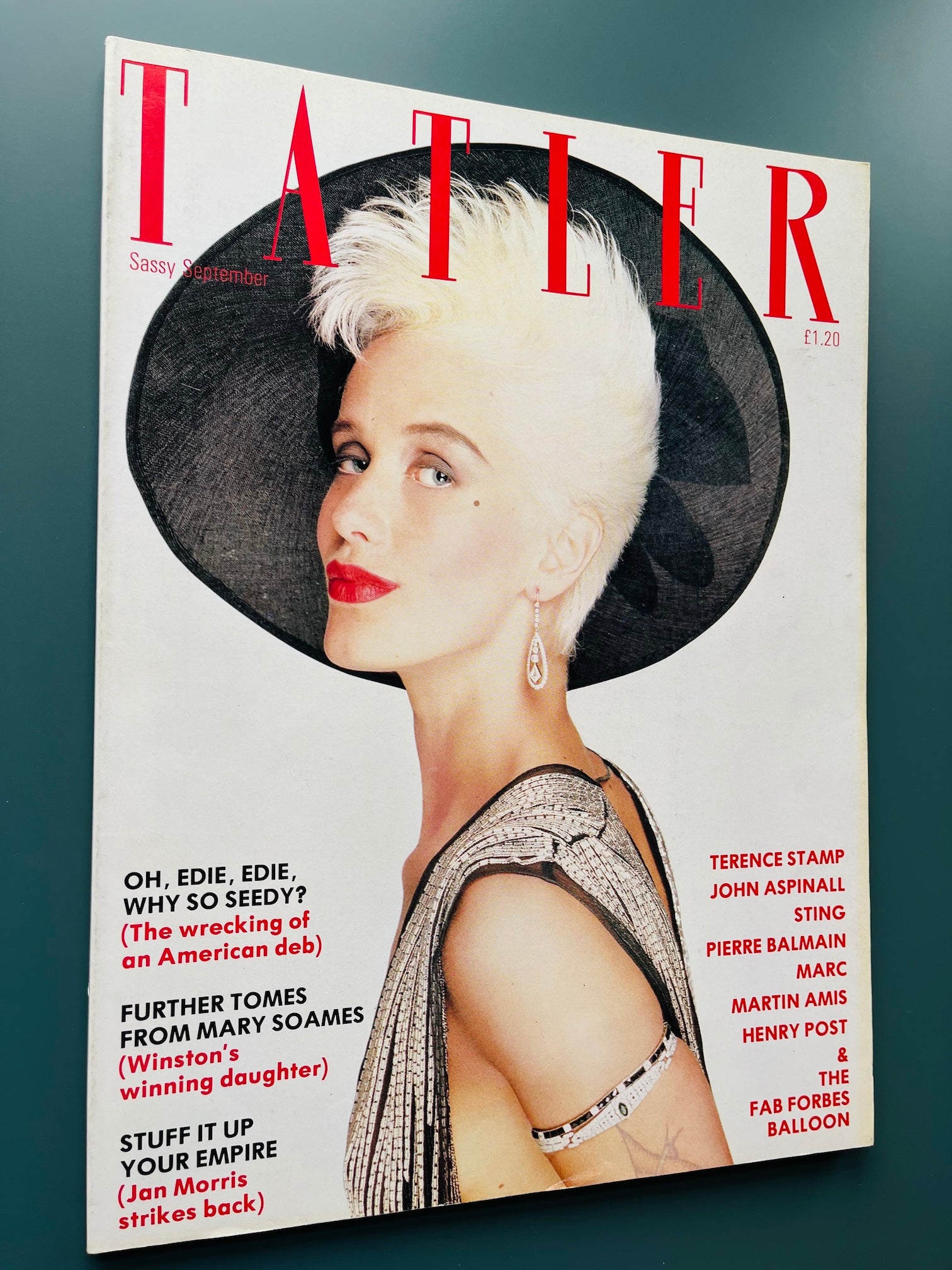 Tatler Magazine - PAULA YATES Norman Parkinson ANDY WARHOL Edie Sedgwick