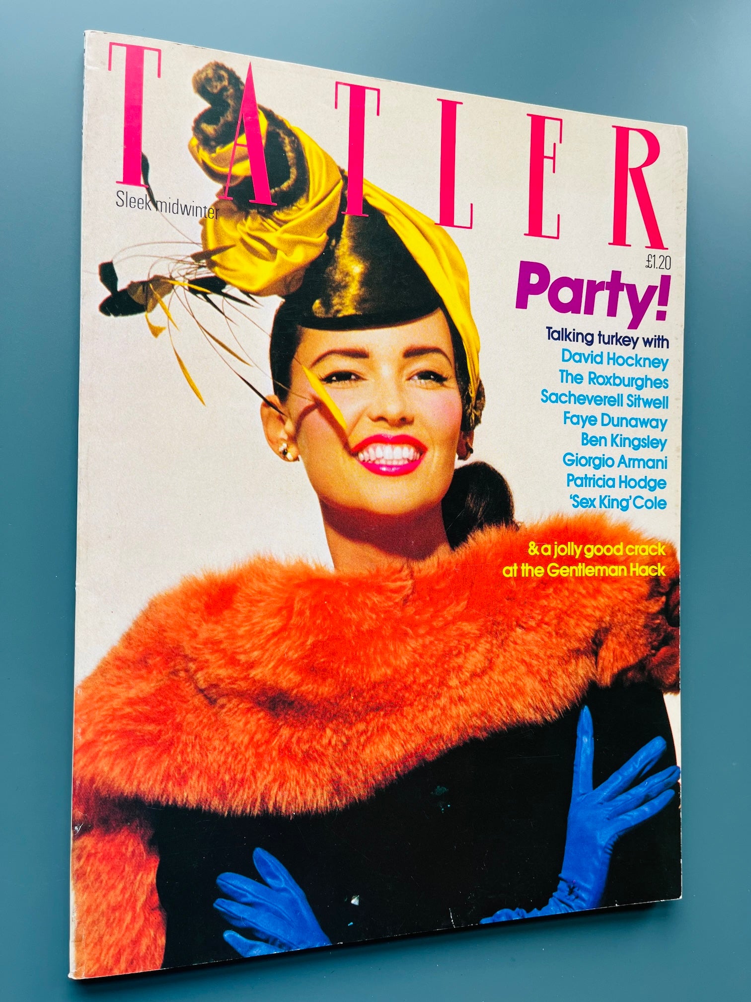 Tatler Magazine - MARCIE HUNT Faye Dunaway NORMAN PARKINSON Jeremy Fry