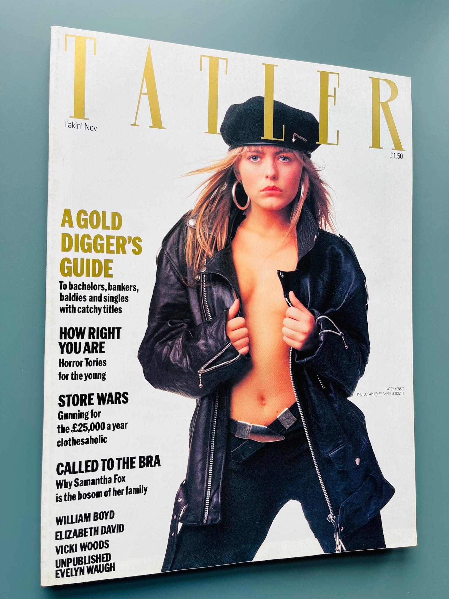 Tatler Magazine - PATSY KENSIT Annie Leibovitz TERENCE DONOVAN