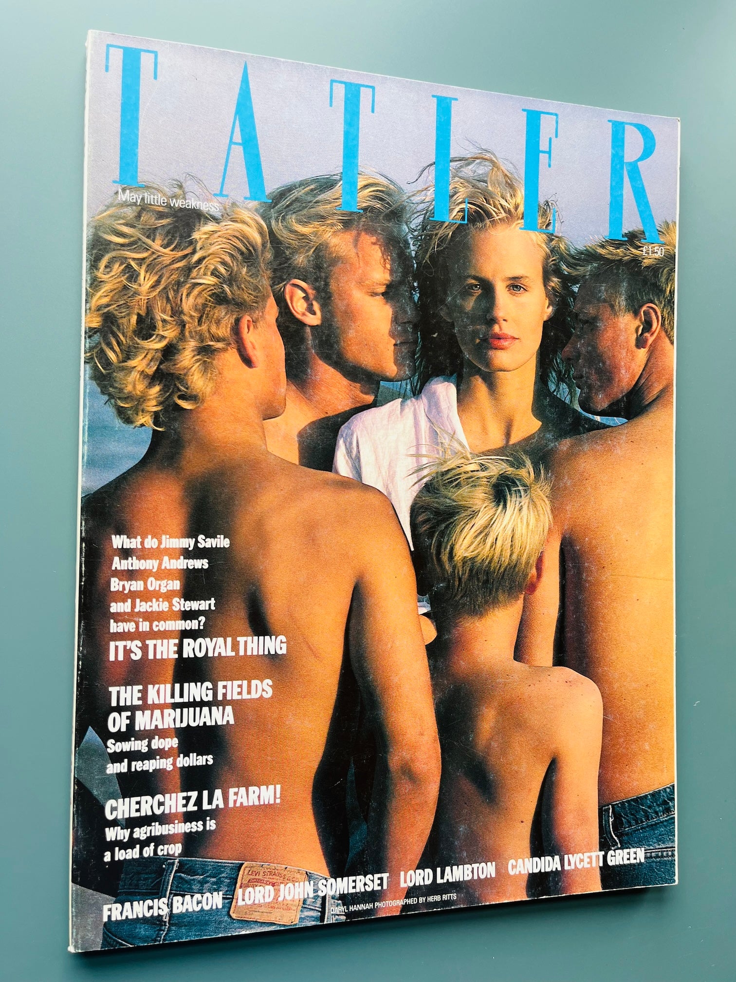 Tatler Magazine - DARYL HANNAH Herb Ritts RUPERT EVERETT Peter Lindbergh