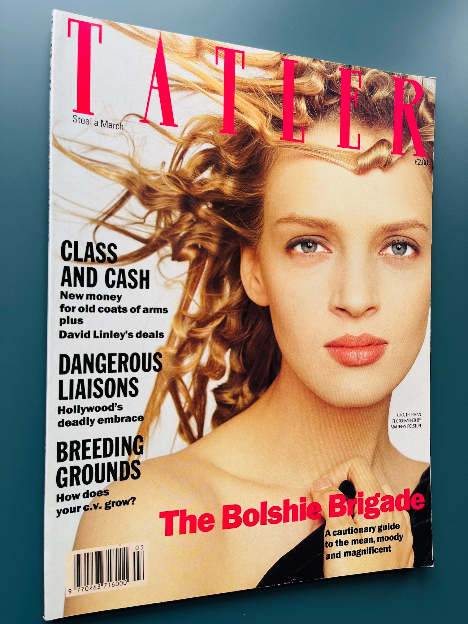 Tatler Magazine - UMA THURMAN Michael Roberts MARCO PIERRE WHITE