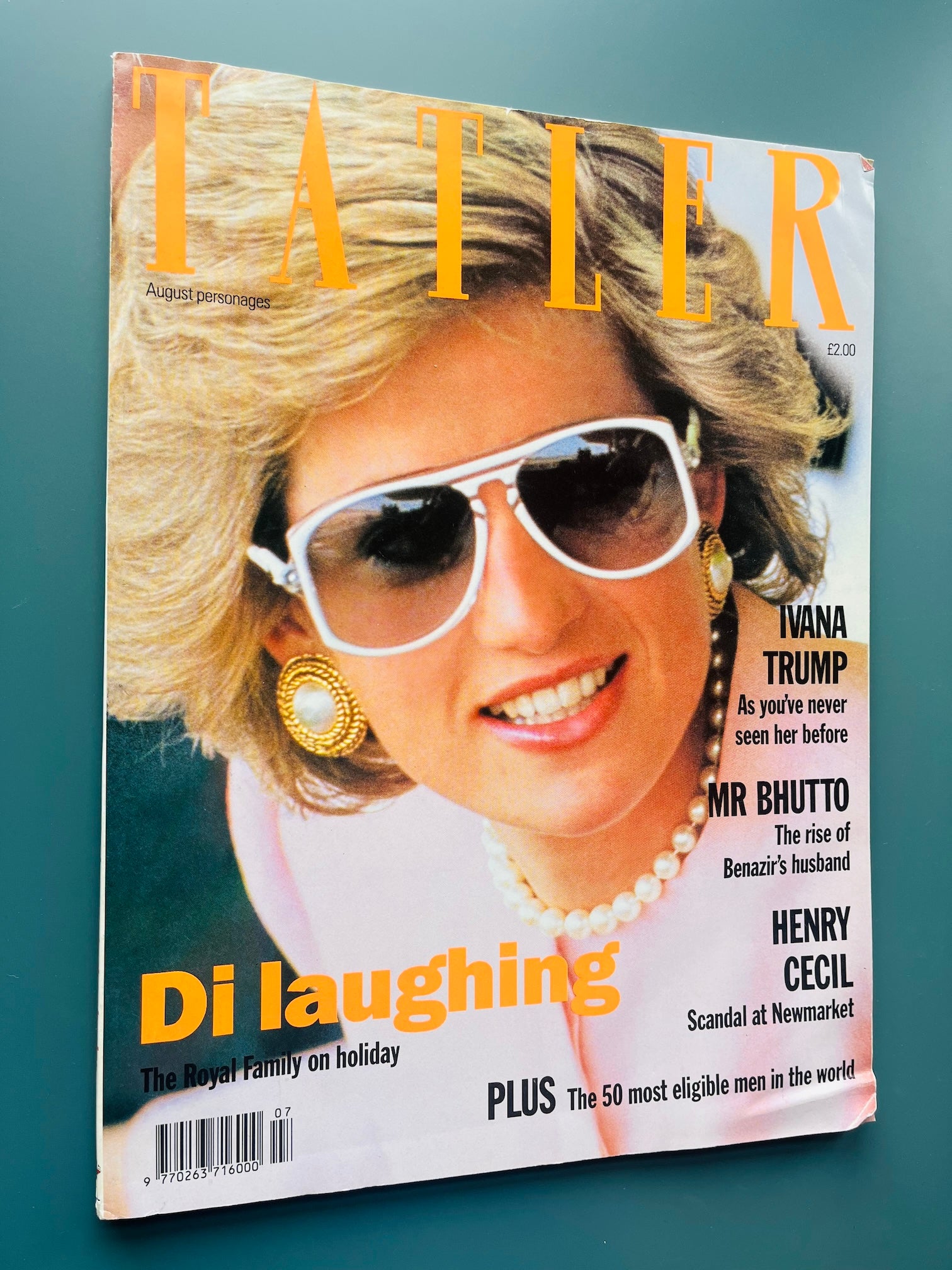 Tatler Magazine - Princess Diana IVANA TRUMP Henry Cecil