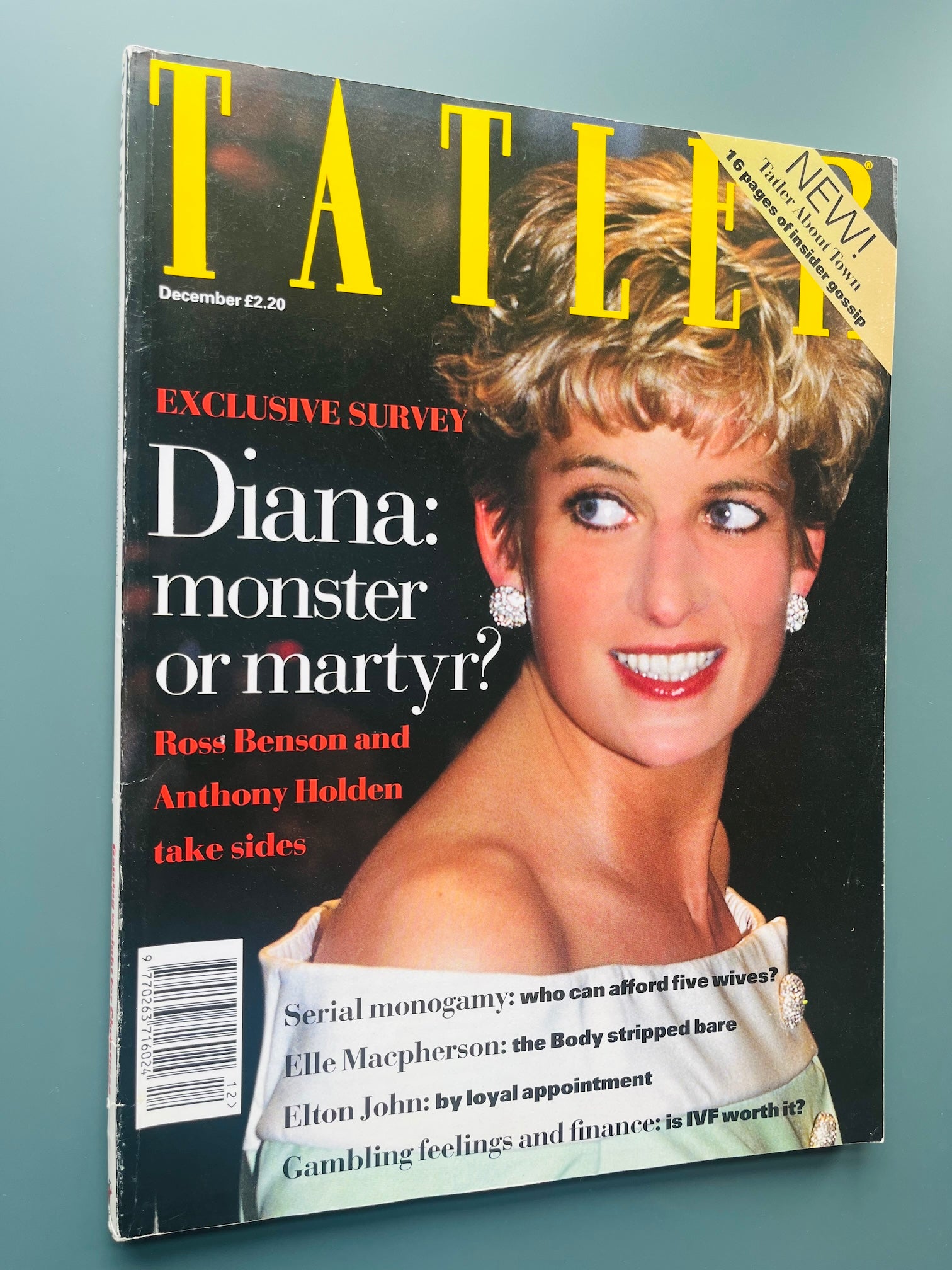 Tatler Magazine - Princess Diana LISA B Elle MacPherson