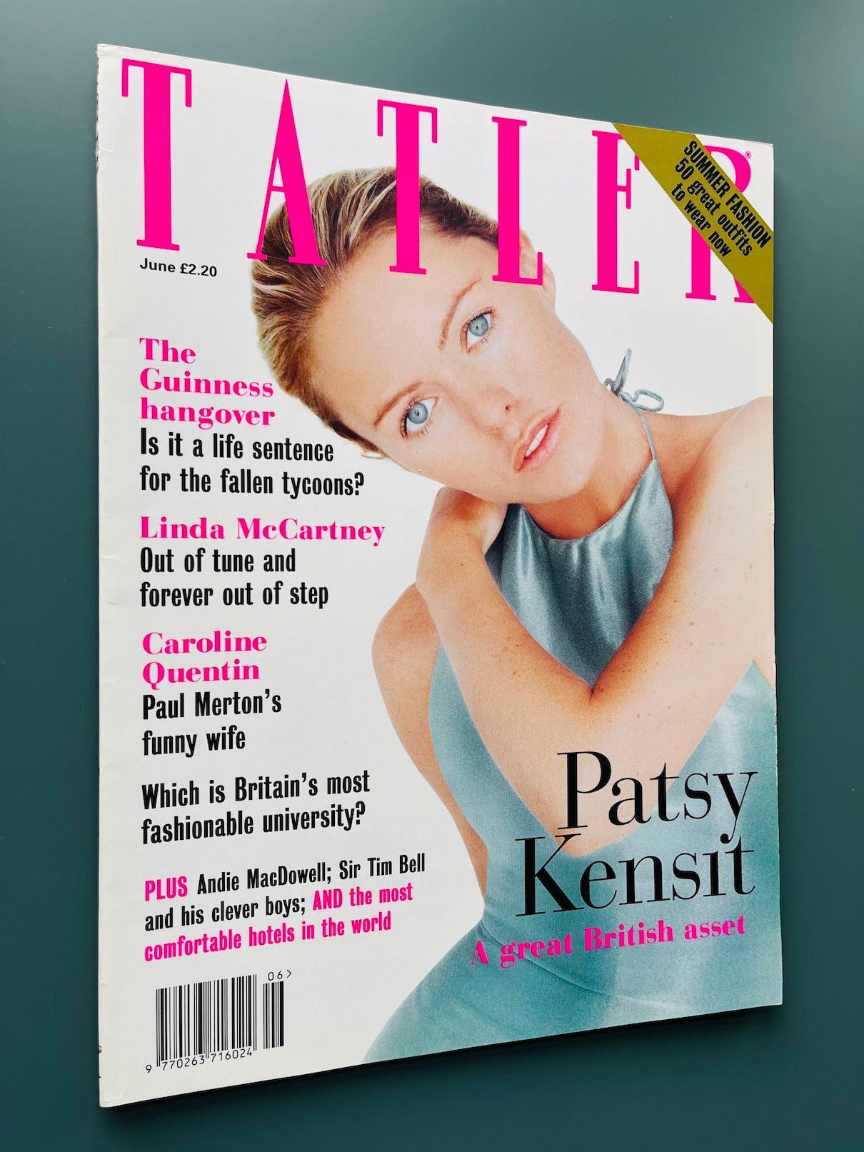 Tatler Magazine - PATSY KENSIT Andie MacDowell PAUL MCCARTNEY