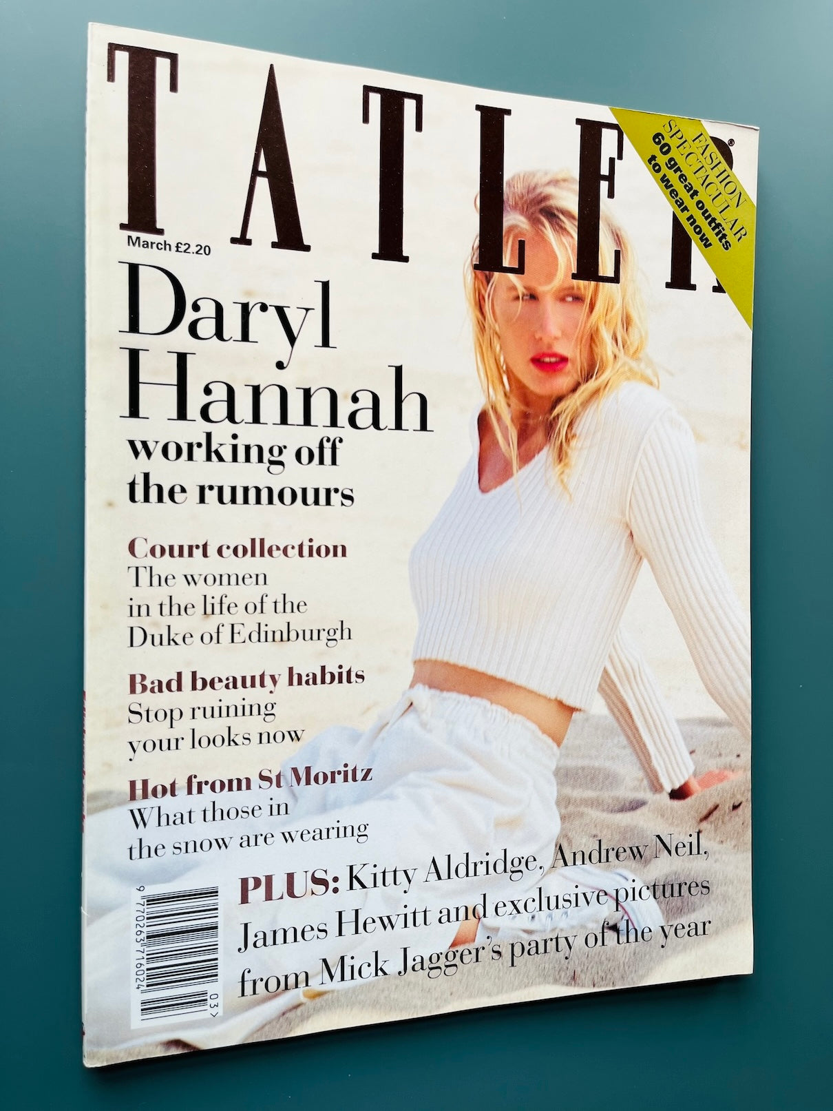 Tatler Magazine - Daryl HANNAH Andrew Neil KITTY ALDRIDGE Karen Ferrari