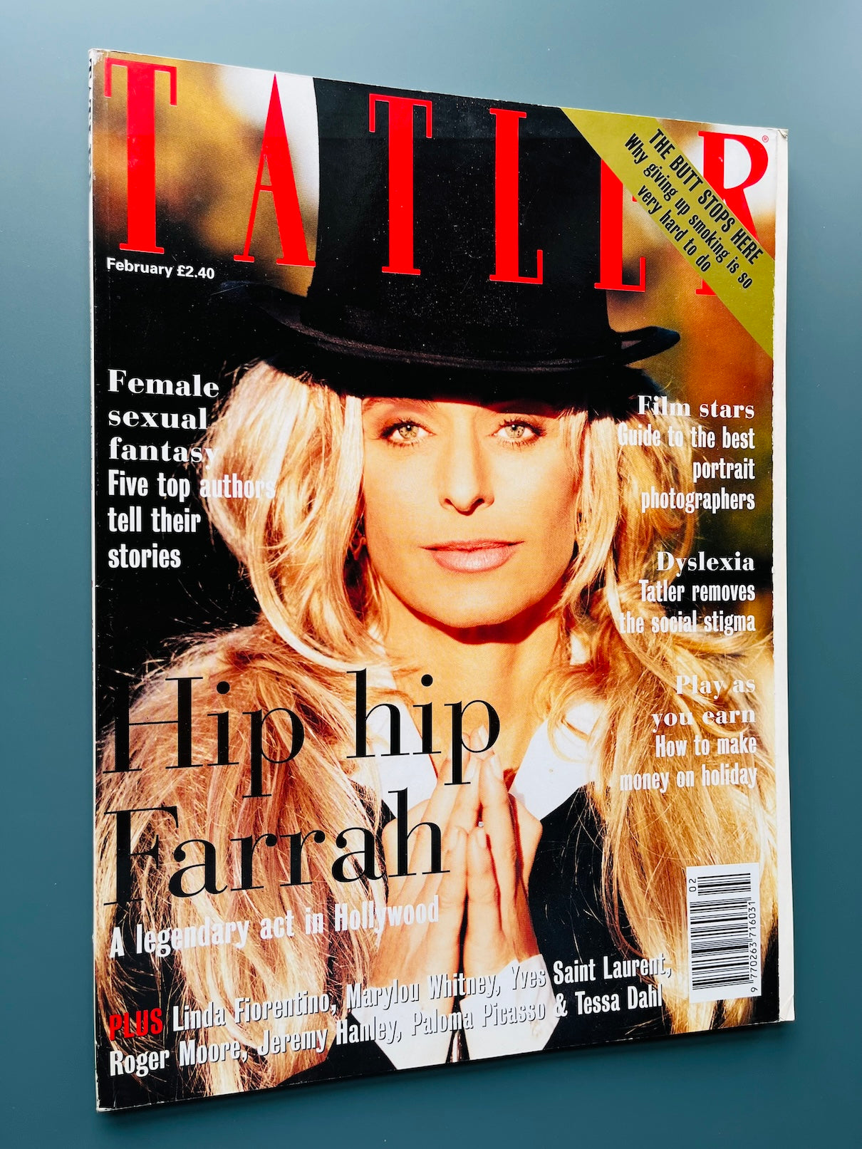 Tatler Magazine - Farrah Fawcett YVES SAINT LAURENT Linda Fiorentino